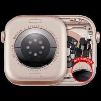 Gehäuse Baugruppe für Watch Series 11 (46MM) (ausgebautes Originalteil: Grade A) (GPS Version) (Aluminium / Rose Gold)