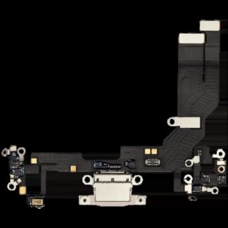 Ladebuchse Flexkabel für iPhone 16e / 17e (Aftermarket Plus) (Soft Pink)