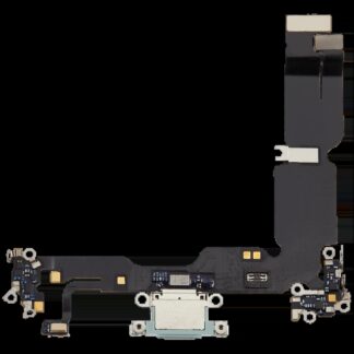 Ladebuchse Flexkabel für iPhone 15 Plus (ausgebautes Originalteil) (Green (Grün))