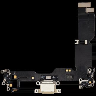 Ladebuchse Flexkabel für iPhone 15 Plus (ausgebautes Originalteil) (Yellow)
