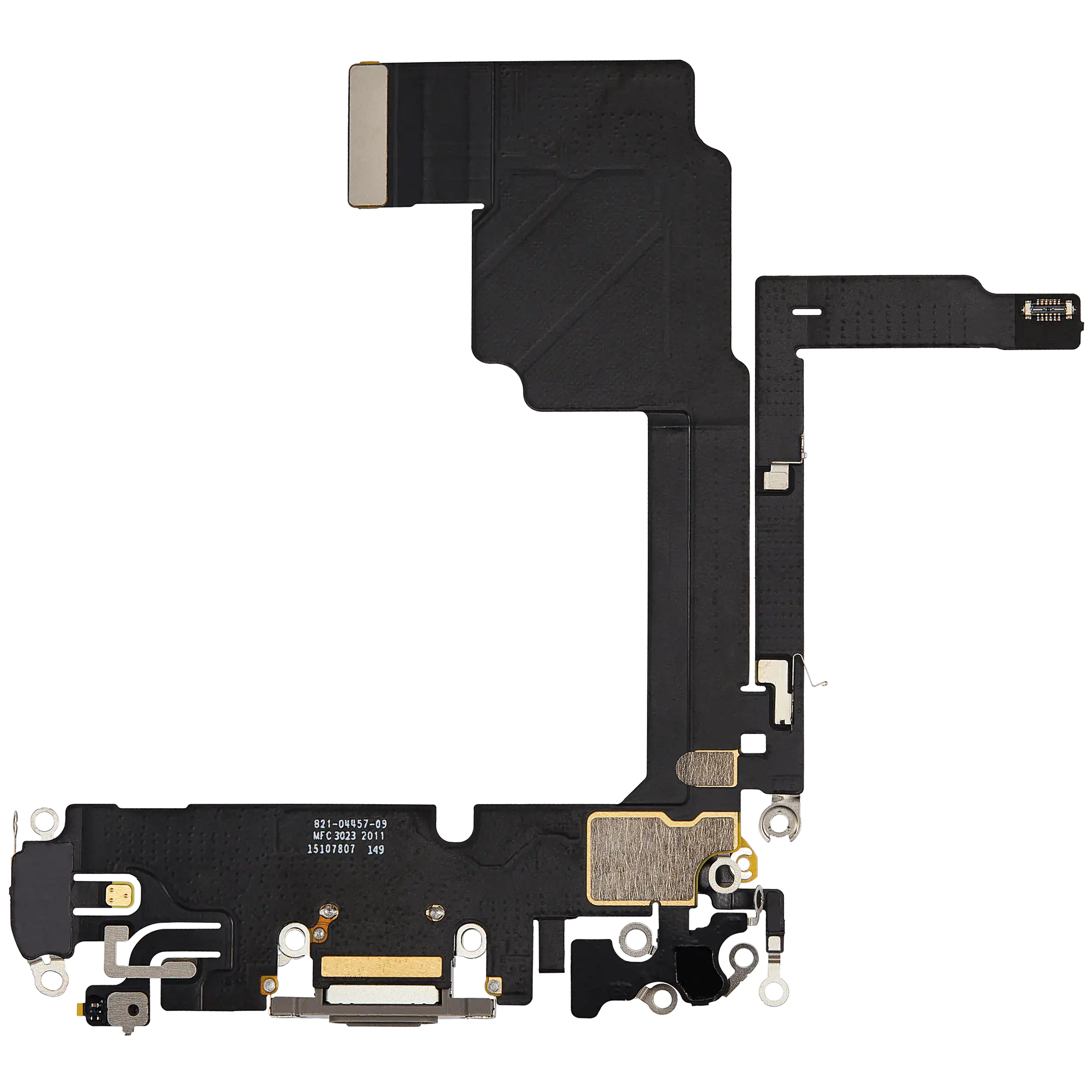 Ladebuchse Flexkabel für iPhone 15 Pro (ausgebautes Originalteil) (Natural Titanium) – Bild 3