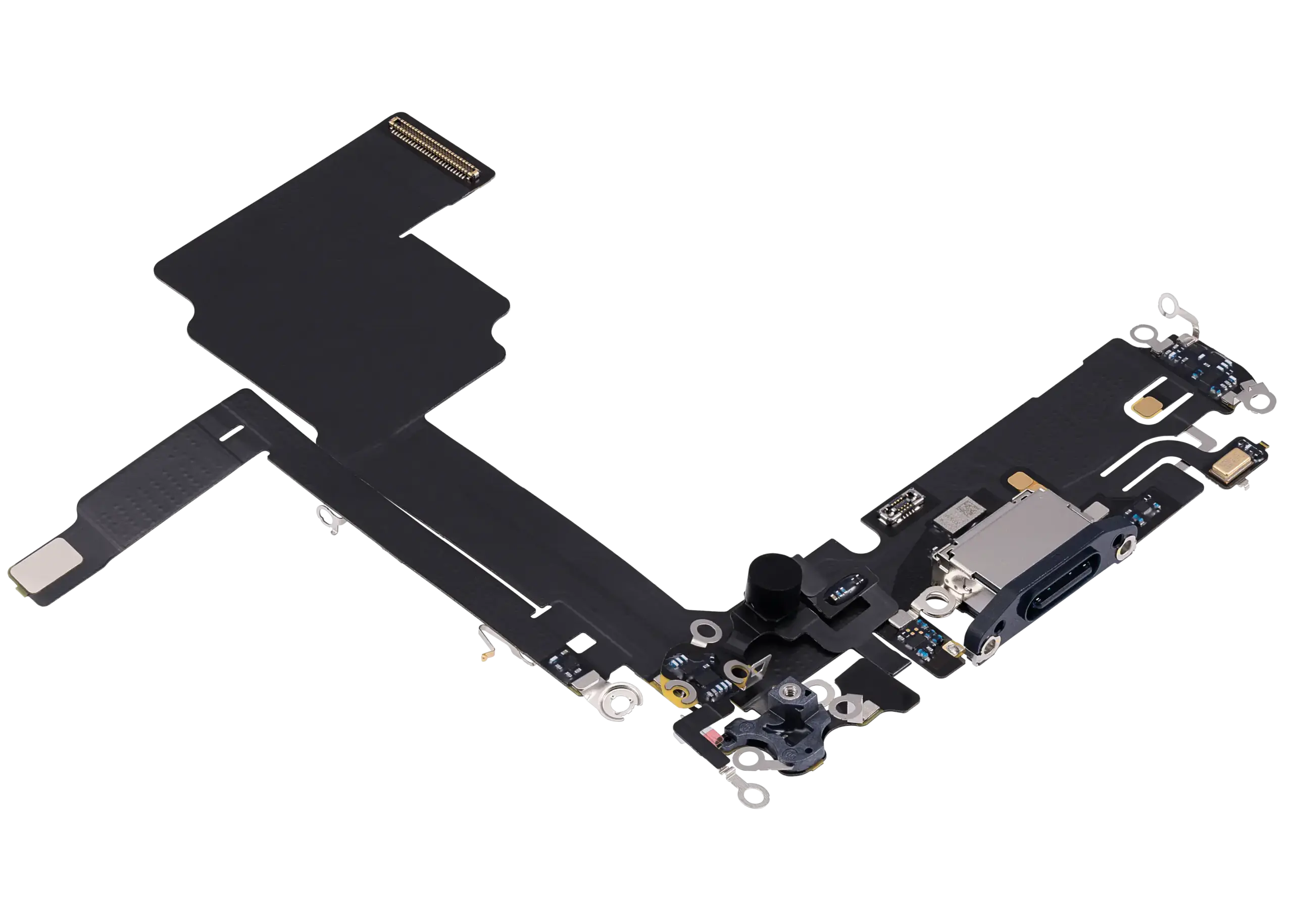 Ladebuchse Flexkabel für iPhone 15 Pro (ausgebautes Originalteil) (Blue Titanium) – Bild 4