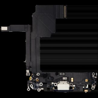 Ladebuchse Flexkabel für iPhone 15 Pro (ausgebautes Originalteil) (Blue Titanium)