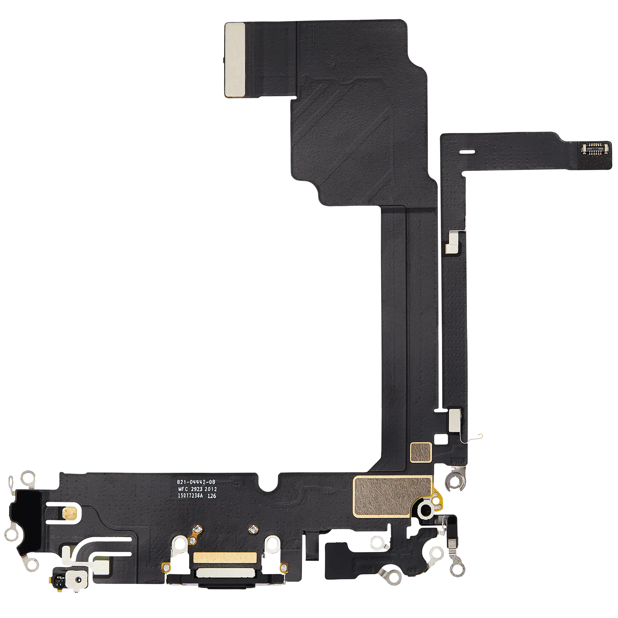 Ladebuchse Flexkabel für iPhone 15 Pro Max (ausgebautes Originalteil) (Black Titanium) – Bild 3