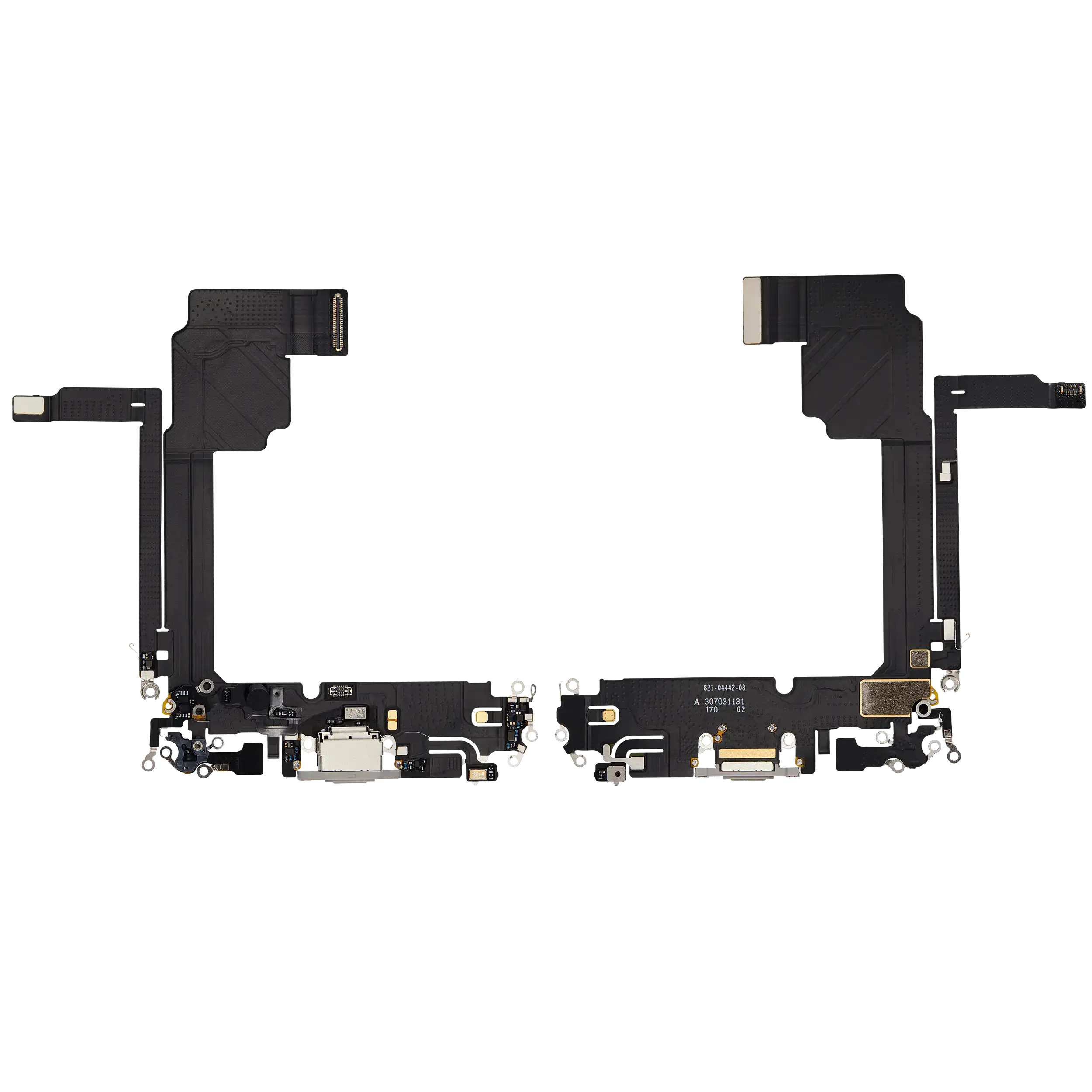 Ladebuchse Flexkabel für iPhone 15 Pro Max (ausgebautes Originalteil) (White Titanium) – Bild 2
