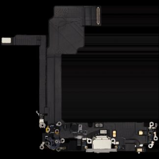 Ladebuchse Flexkabel für iPhone 15 Pro Max (ausgebautes Originalteil) (White Titanium)