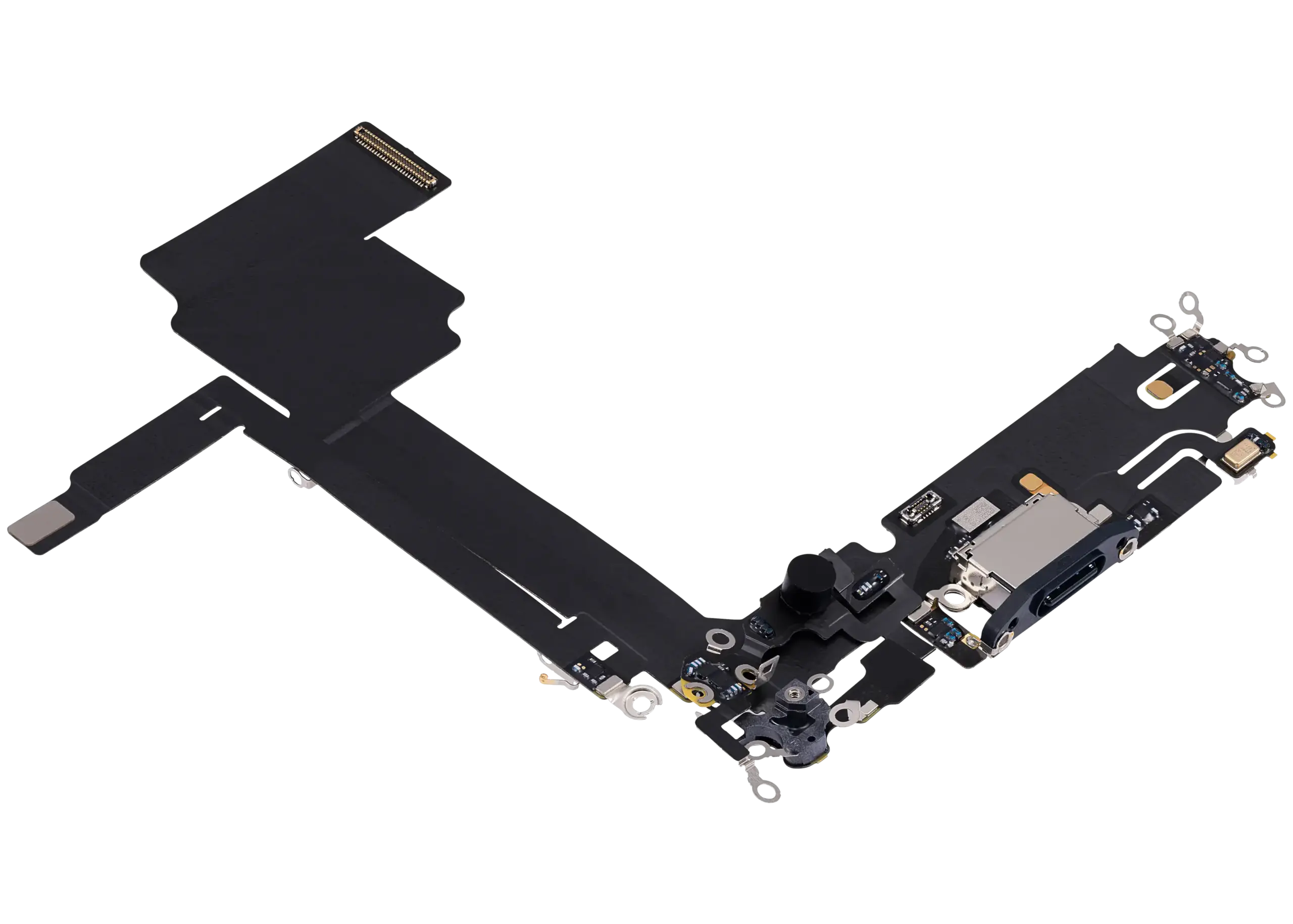 Ladebuchse Flexkabel für iPhone 15 Pro Max (ausgebautes Originalteil) (Blue Titanium) – Bild 4