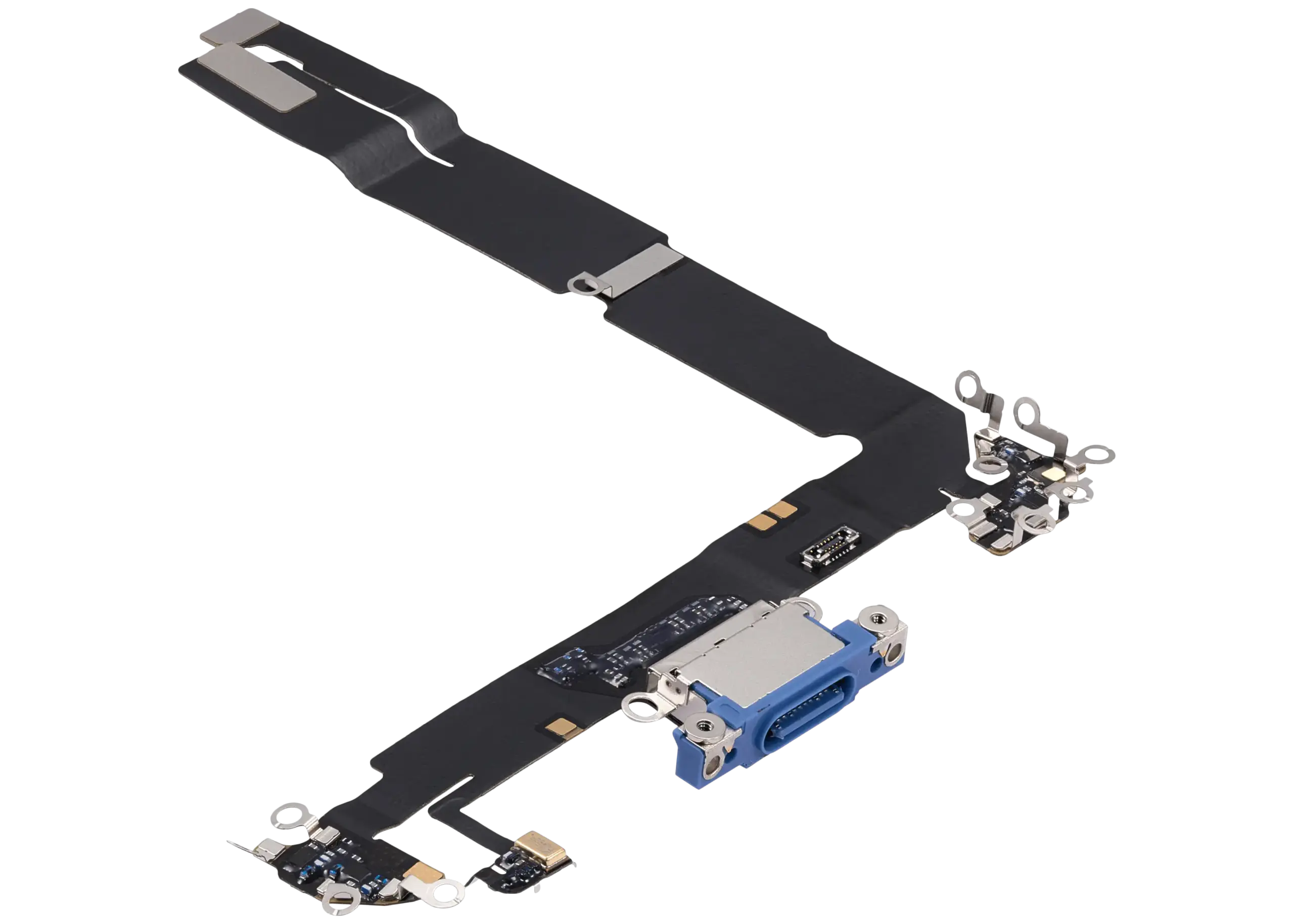 Ladebuchse Flexkabel für iPhone 16 Plus (ausgebautes Originalteil) (Ultramarine) – Bild 4