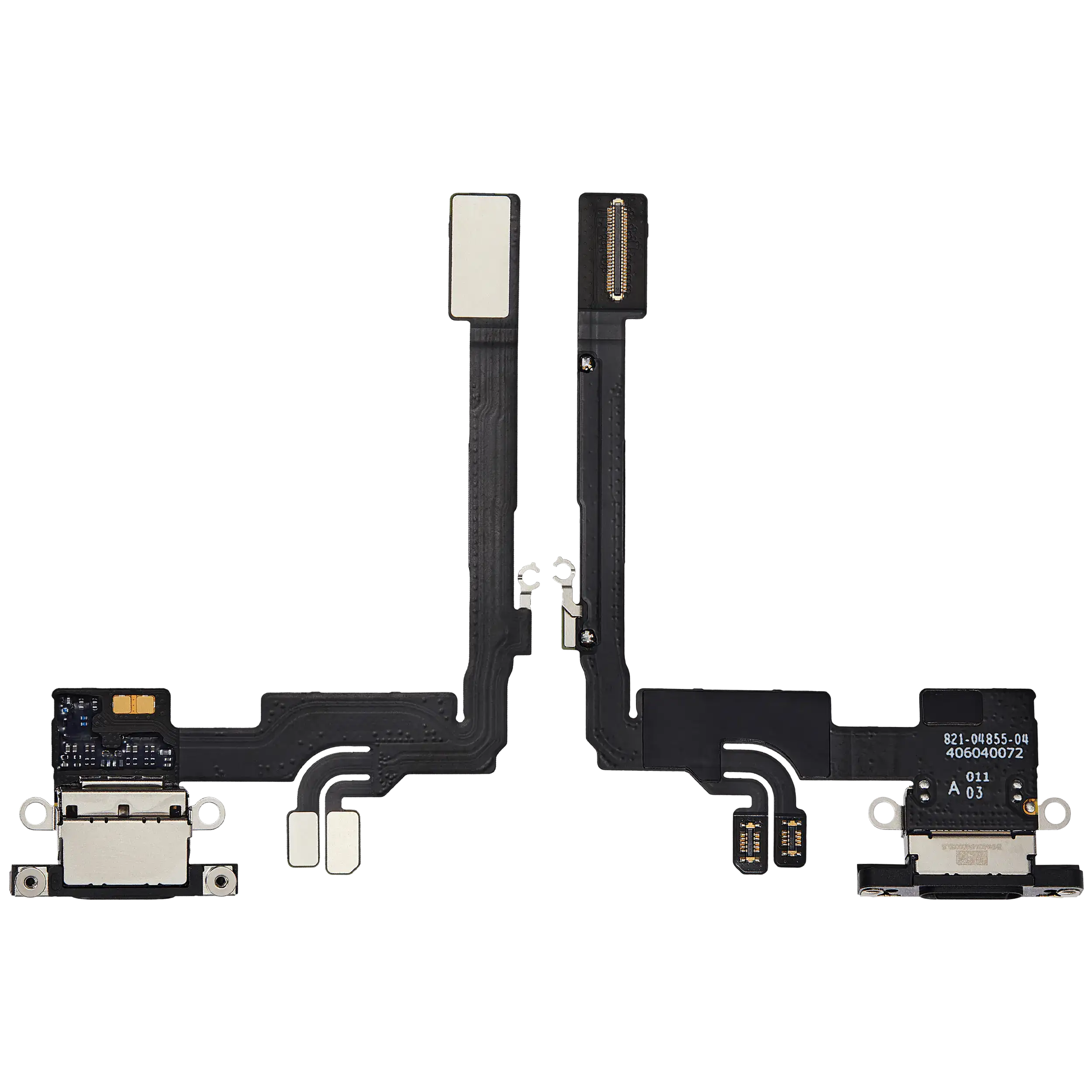 Ladebuchse Flexkabel für iPhone 16 Pro (ausgebautes Originalteil) (Black Titanium) – Bild 2