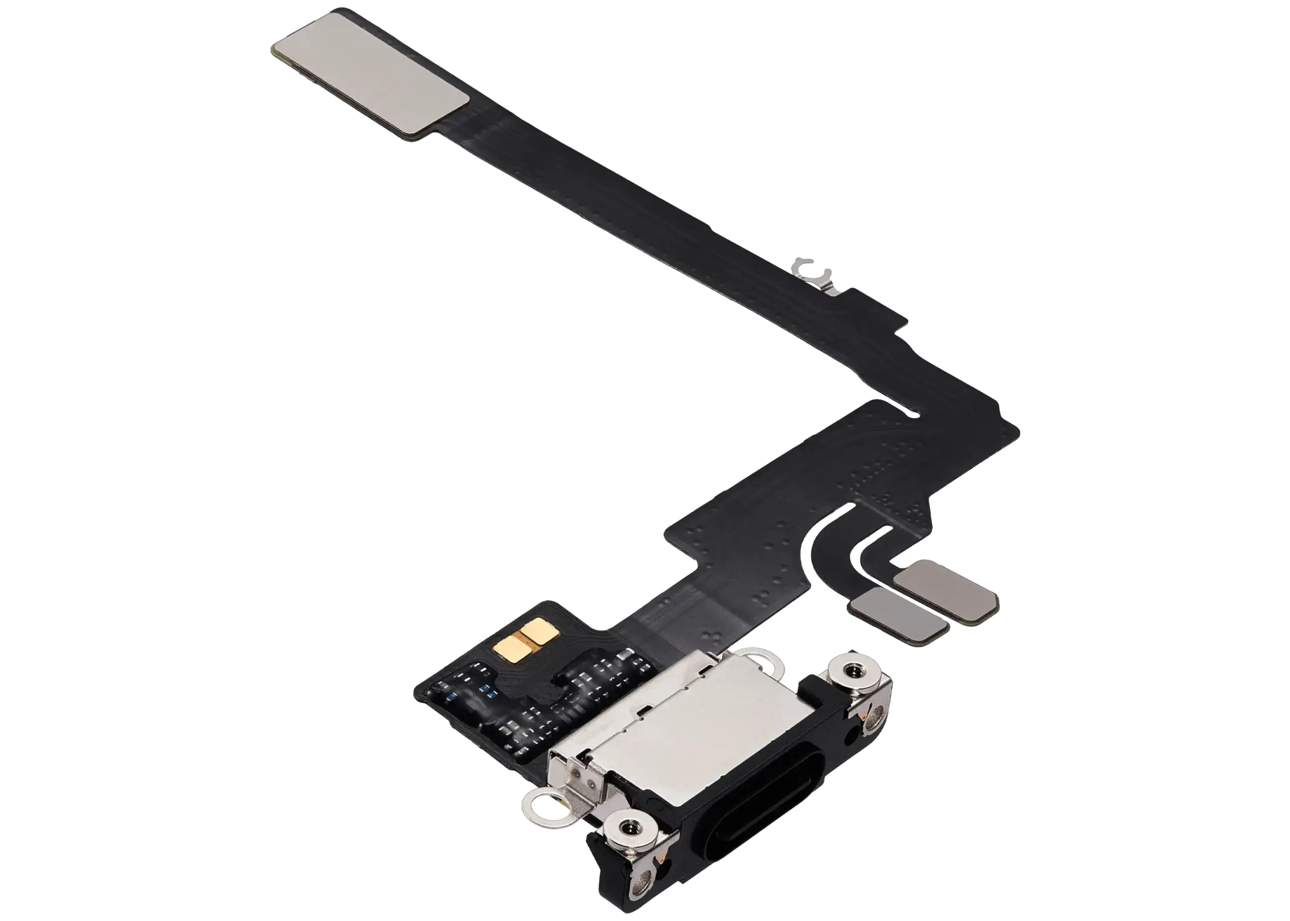 Ladebuchse Flexkabel für iPhone 16 Pro (ausgebautes Originalteil) (Black Titanium) – Bild 4