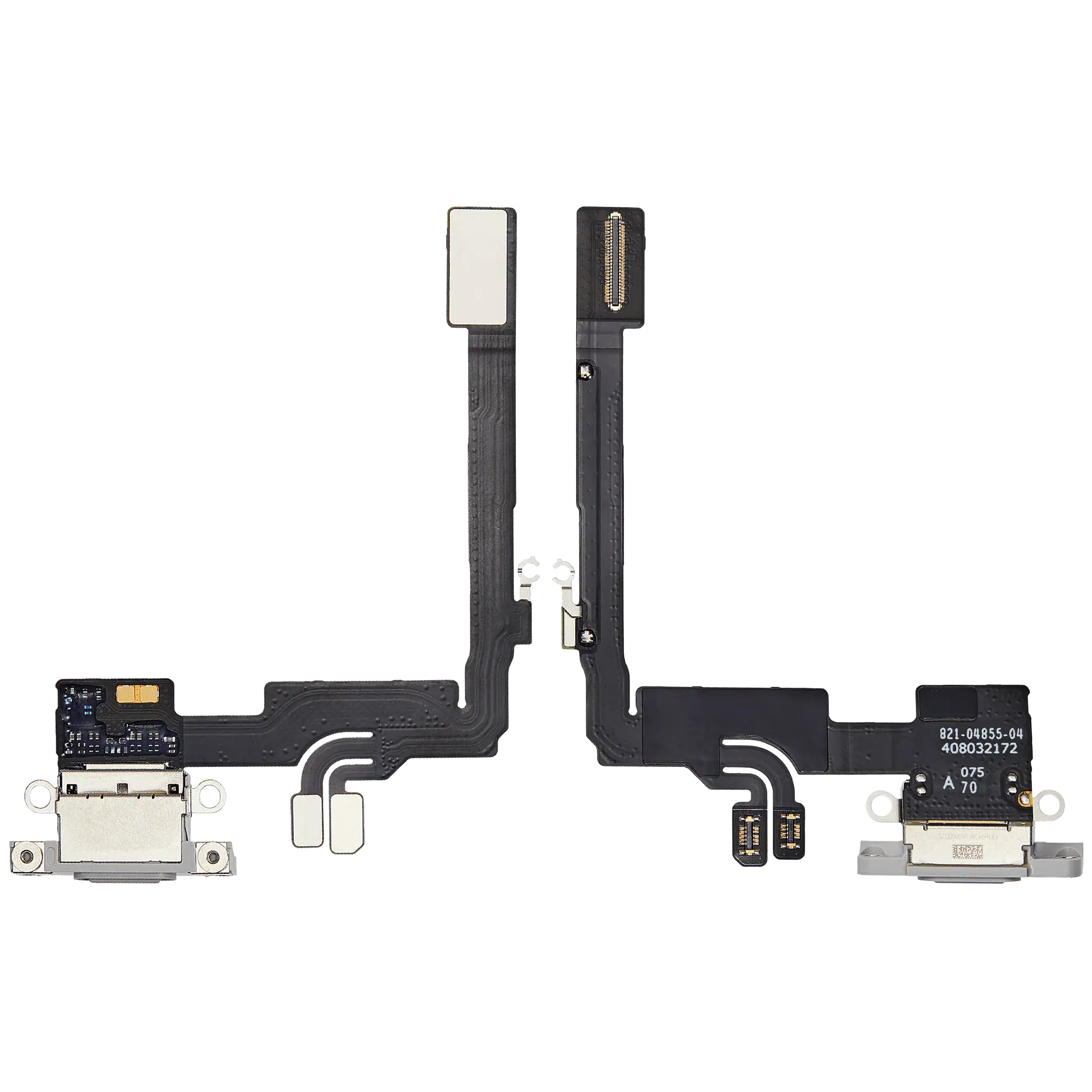 Ladebuchse Flexkabel für iPhone 16 Pro (ausgebautes Originalteil) (White Titanium) – Bild 2