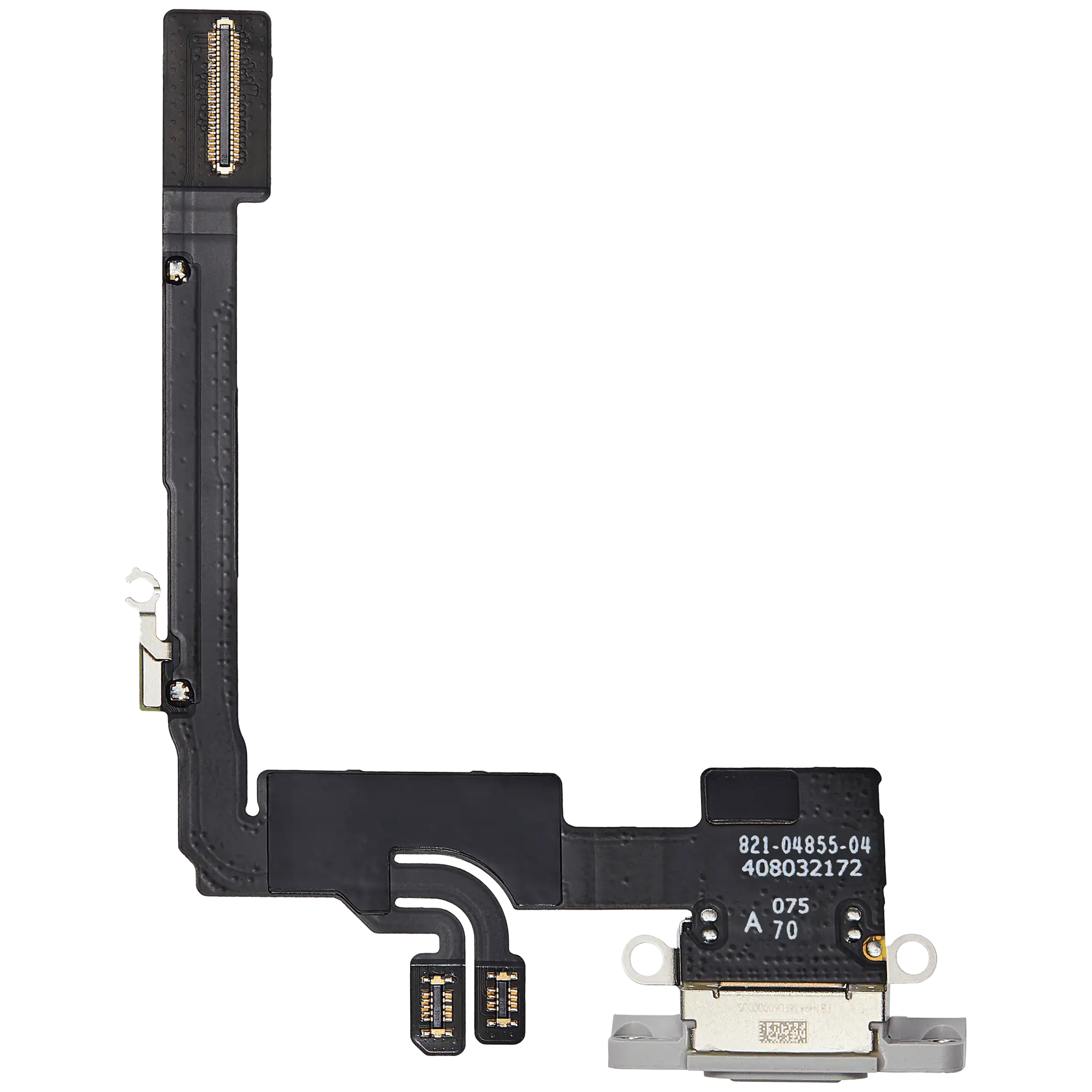 Ladebuchse Flexkabel für iPhone 16 Pro (ausgebautes Originalteil) (White Titanium) – Bild 3