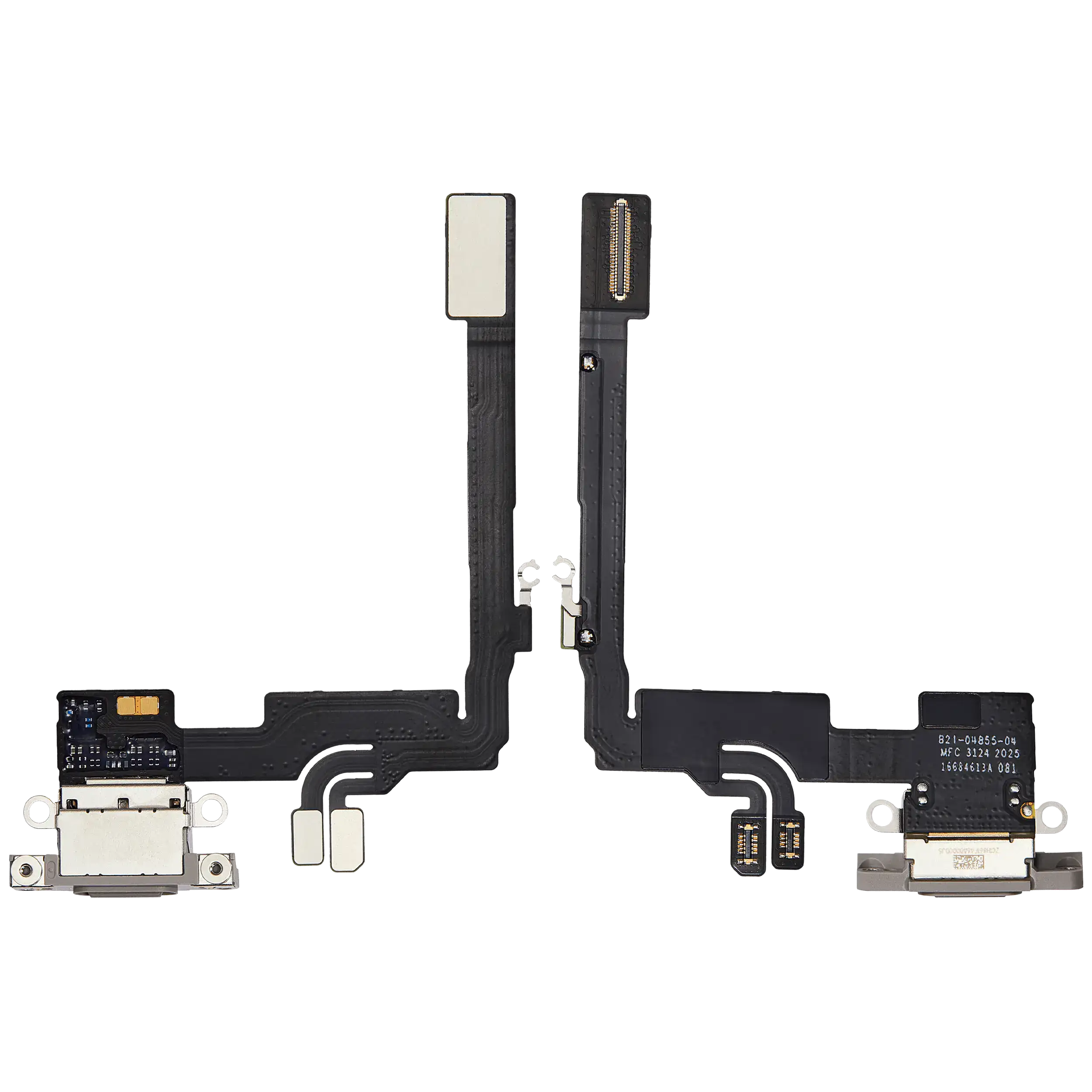 Ladebuchse Flexkabel für iPhone 16 Pro (ausgebautes Originalteil) (Natural Titanium) – Bild 2