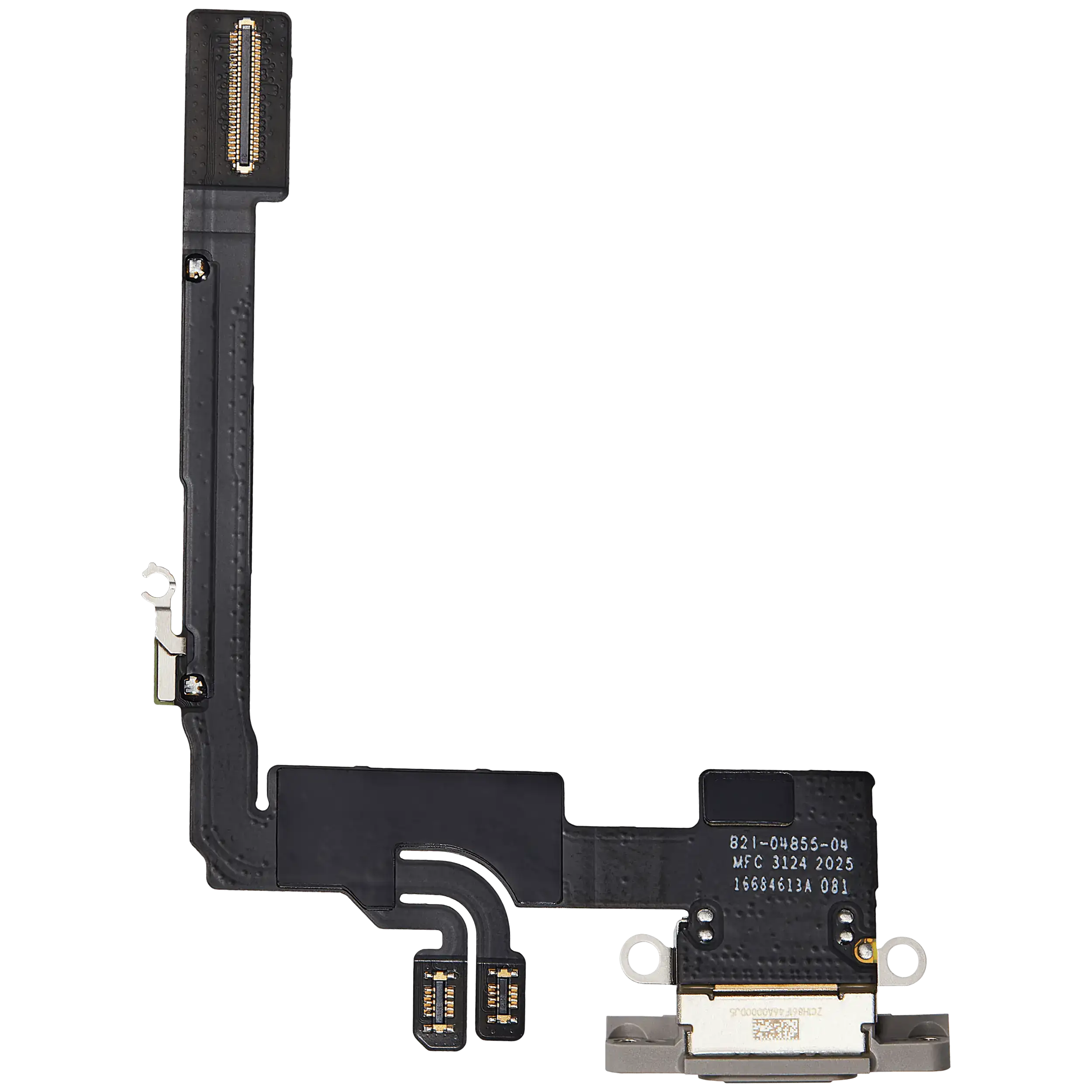 Ladebuchse Flexkabel für iPhone 16 Pro (ausgebautes Originalteil) (Natural Titanium) – Bild 3