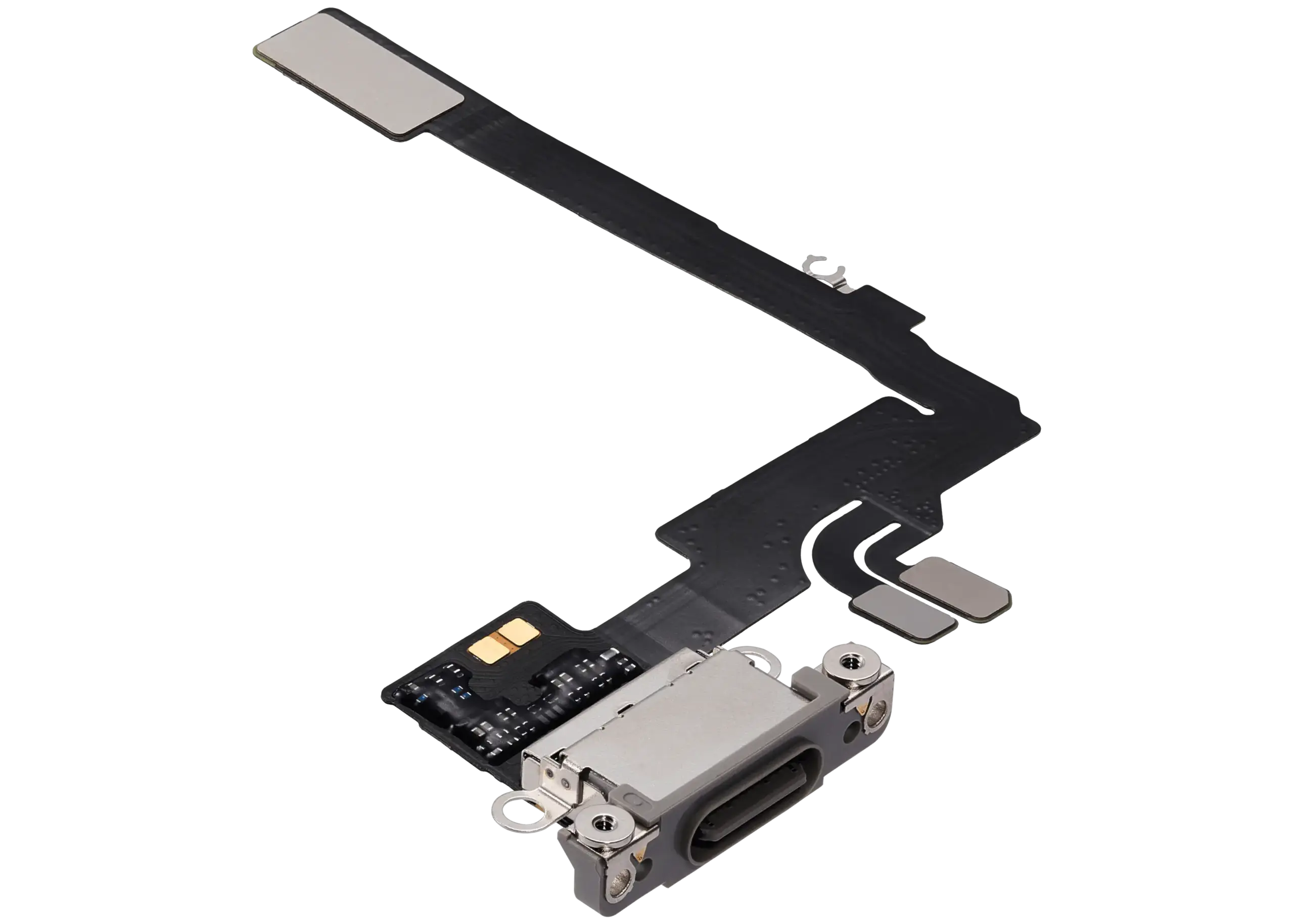 Ladebuchse Flexkabel für iPhone 16 Pro (ausgebautes Originalteil) (Natural Titanium) – Bild 4