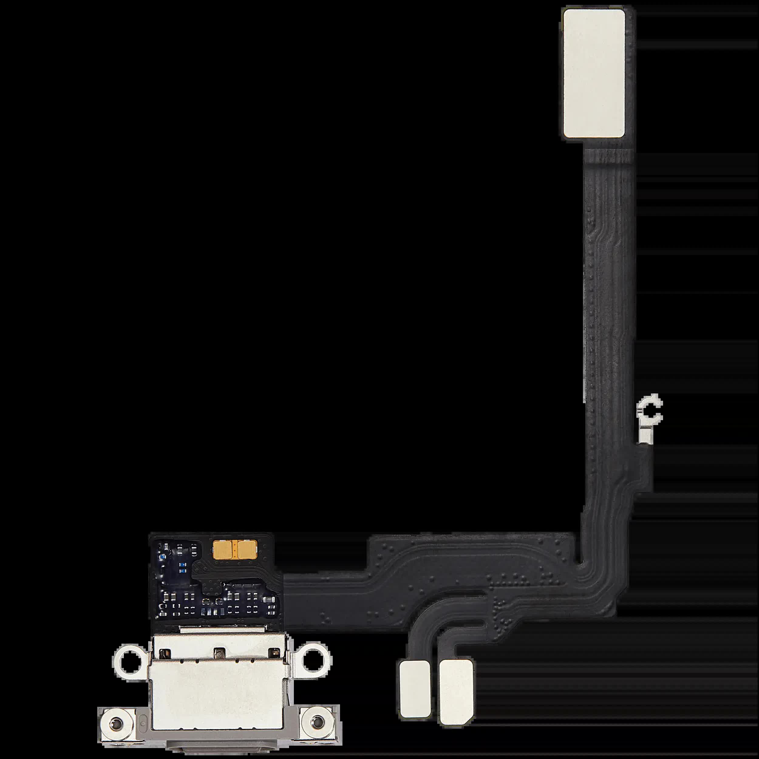 Ladebuchse Flexkabel für iPhone 16 Pro (ausgebautes Originalteil) (Natural Titanium)