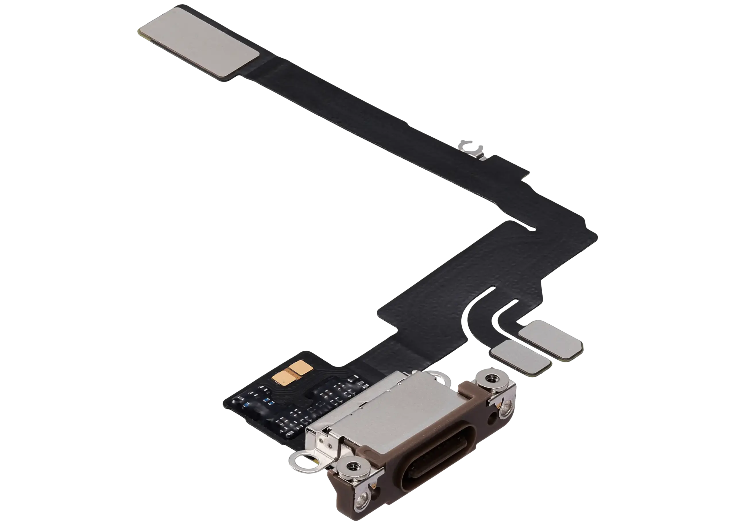 Ladebuchse Flexkabel für iPhone 16 Pro (ausgebautes Originalteil) (Desert Titanium) – Bild 4