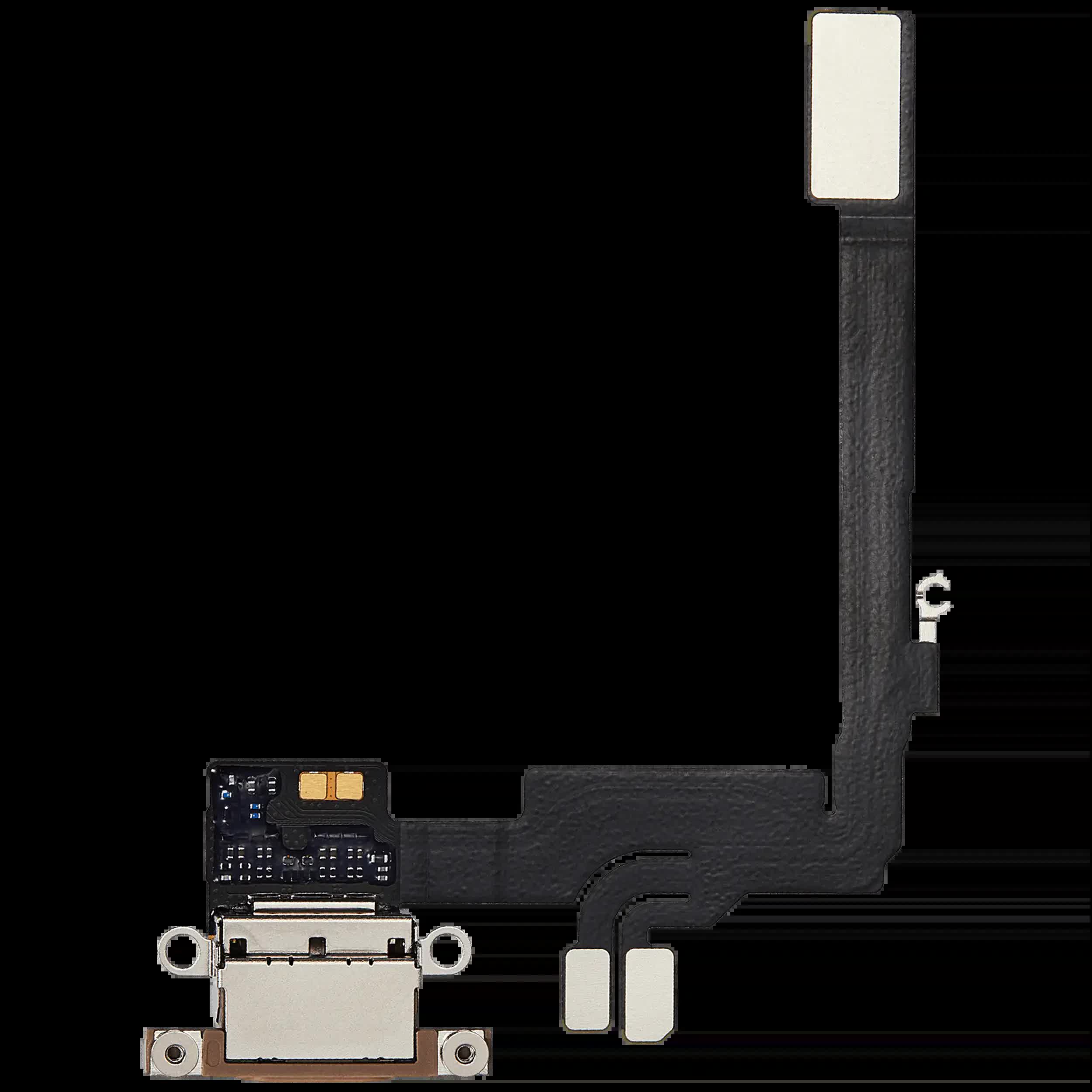 Ladebuchse Flexkabel für iPhone 16 Pro (ausgebautes Originalteil) (Desert Titanium)