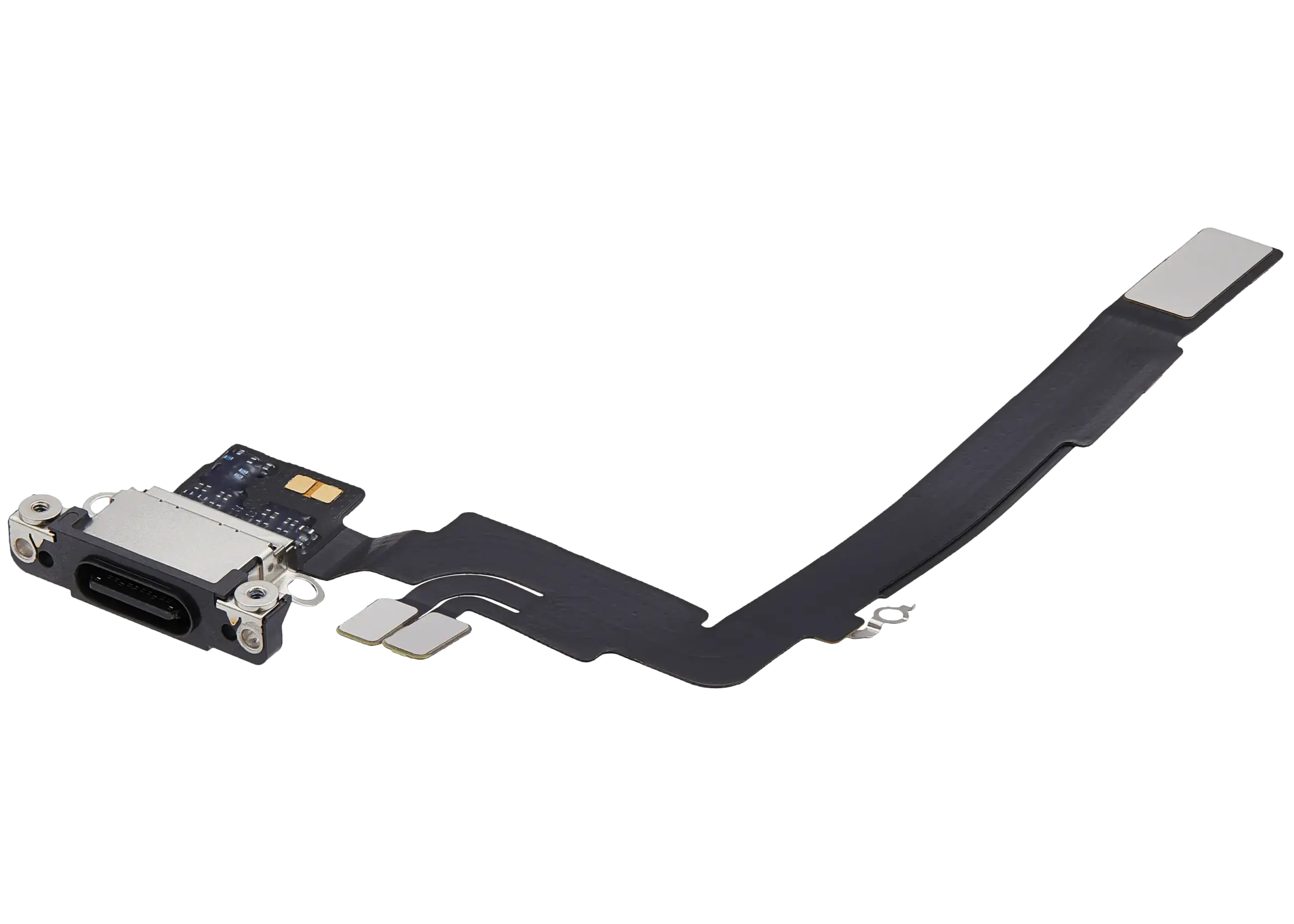Ladebuchse Flexkabel für iPhone 16 Pro Max (ausgebautes Originalteil) (Black Titanium) – Bild 4