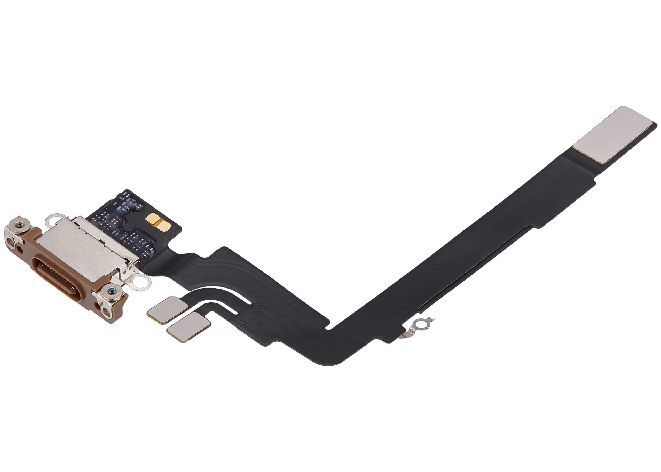 Ladebuchse Flexkabel für iPhone 16 Pro Max (ausgebautes Originalteil) (Desert Titanium) – Bild 4