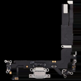 Ladebuchse Flexkabel für iPhone 17 (ausgebautes Originalteil) (White (Weiß))