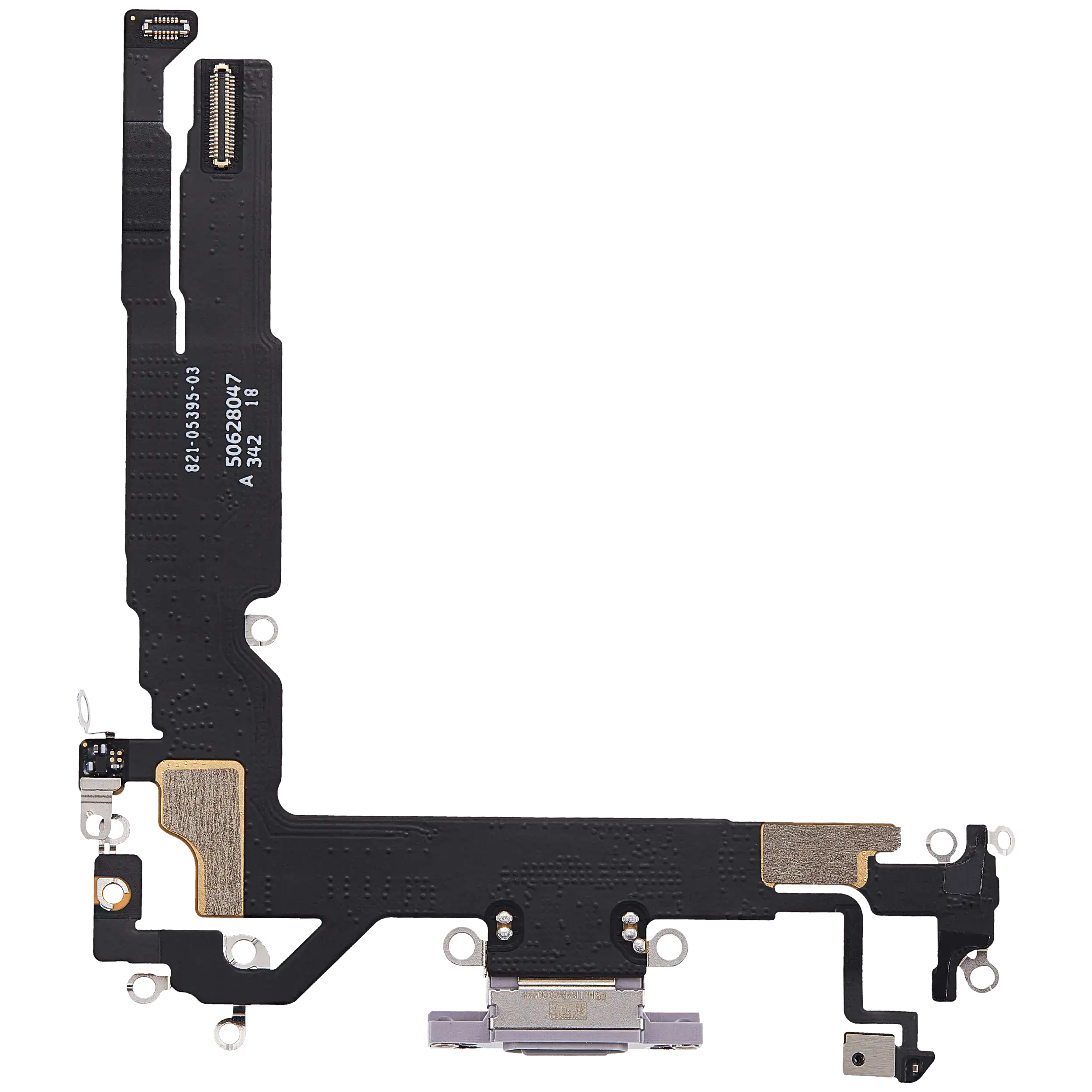 Ladebuchse Flexkabel für iPhone 17 (ausgebautes Originalteil) (Lavender) – Bild 3