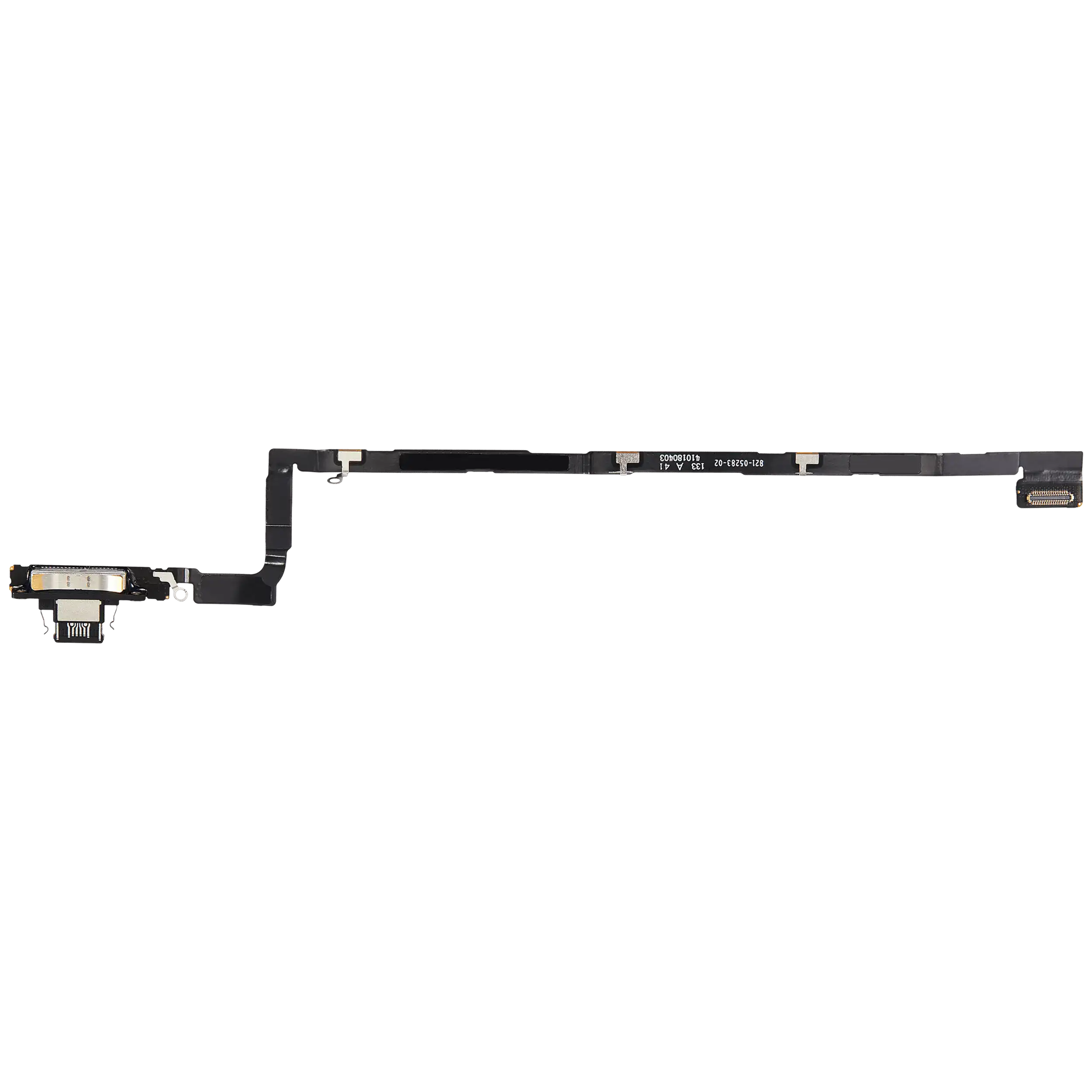 Ladebuchse Flexkabel für iPhone Air (ausgebautes Originalteil) (Space Black) – Bild 3