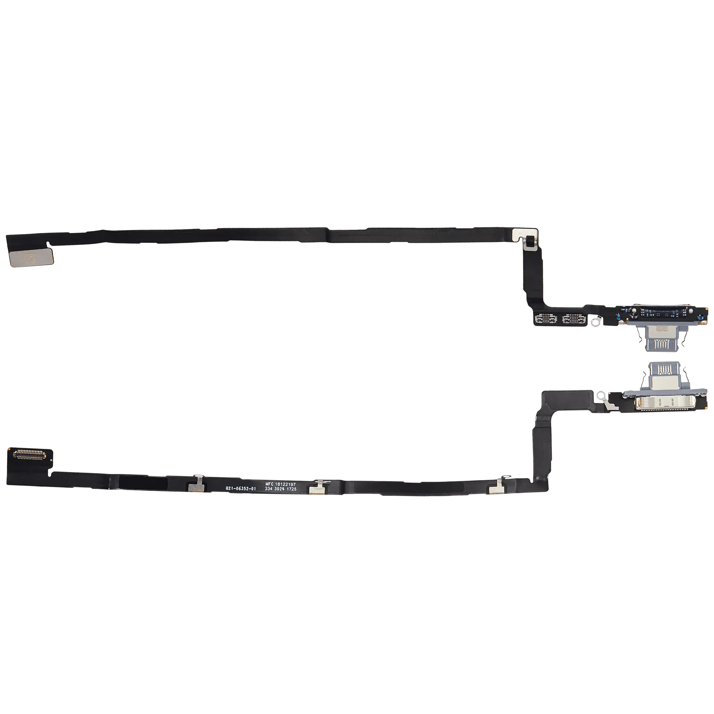 Ladebuchse Flexkabel für iPhone Air (ausgebautes Originalteil) (Sky Blue) – Bild 2