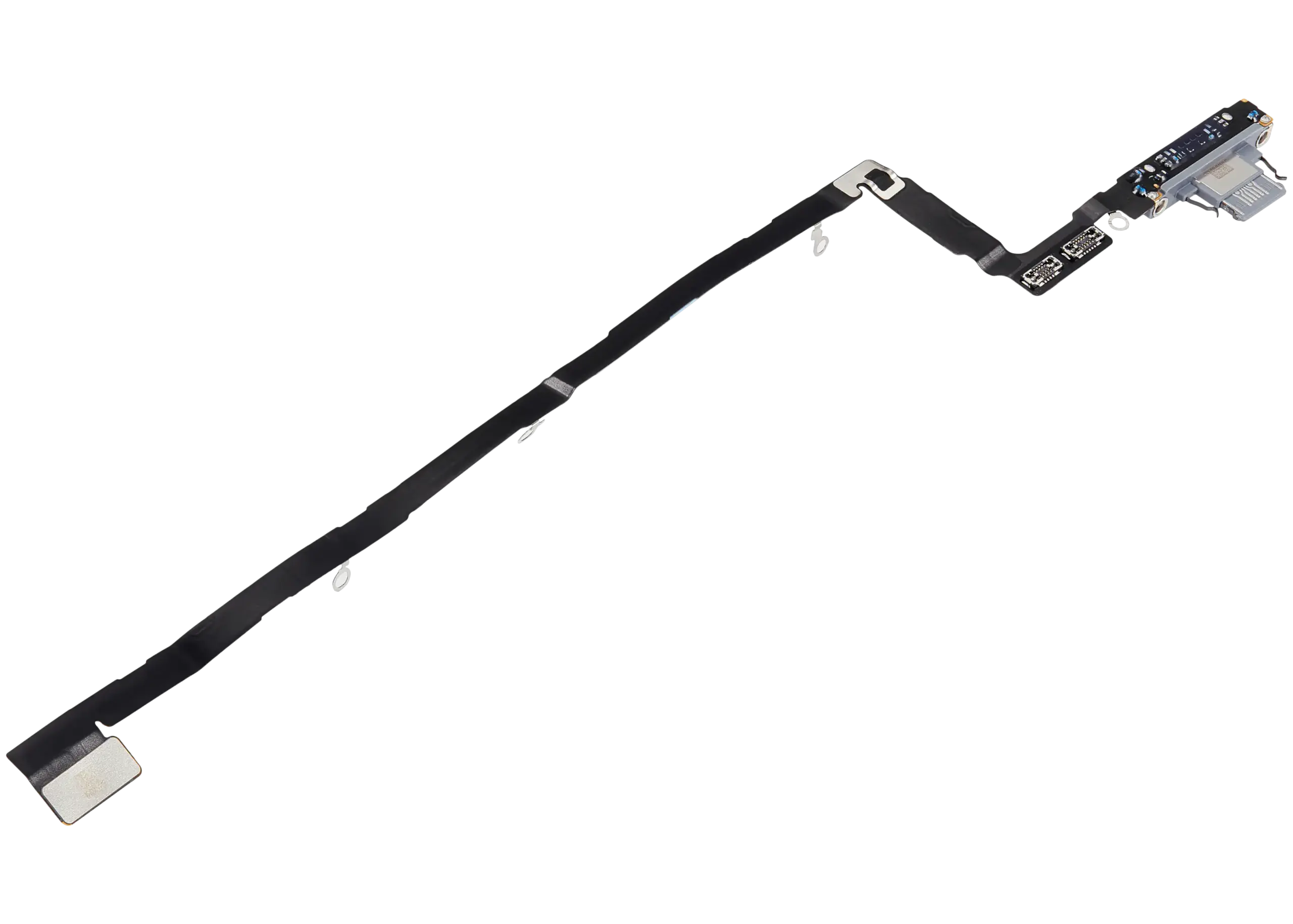 Ladebuchse Flexkabel für iPhone Air (ausgebautes Originalteil) (Sky Blue) – Bild 4