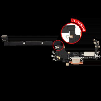Ladebuchse Flexkabel für iPhone 17 Pro (ausgebautes Originalteil) (US-Version) (Cosmic Orange)