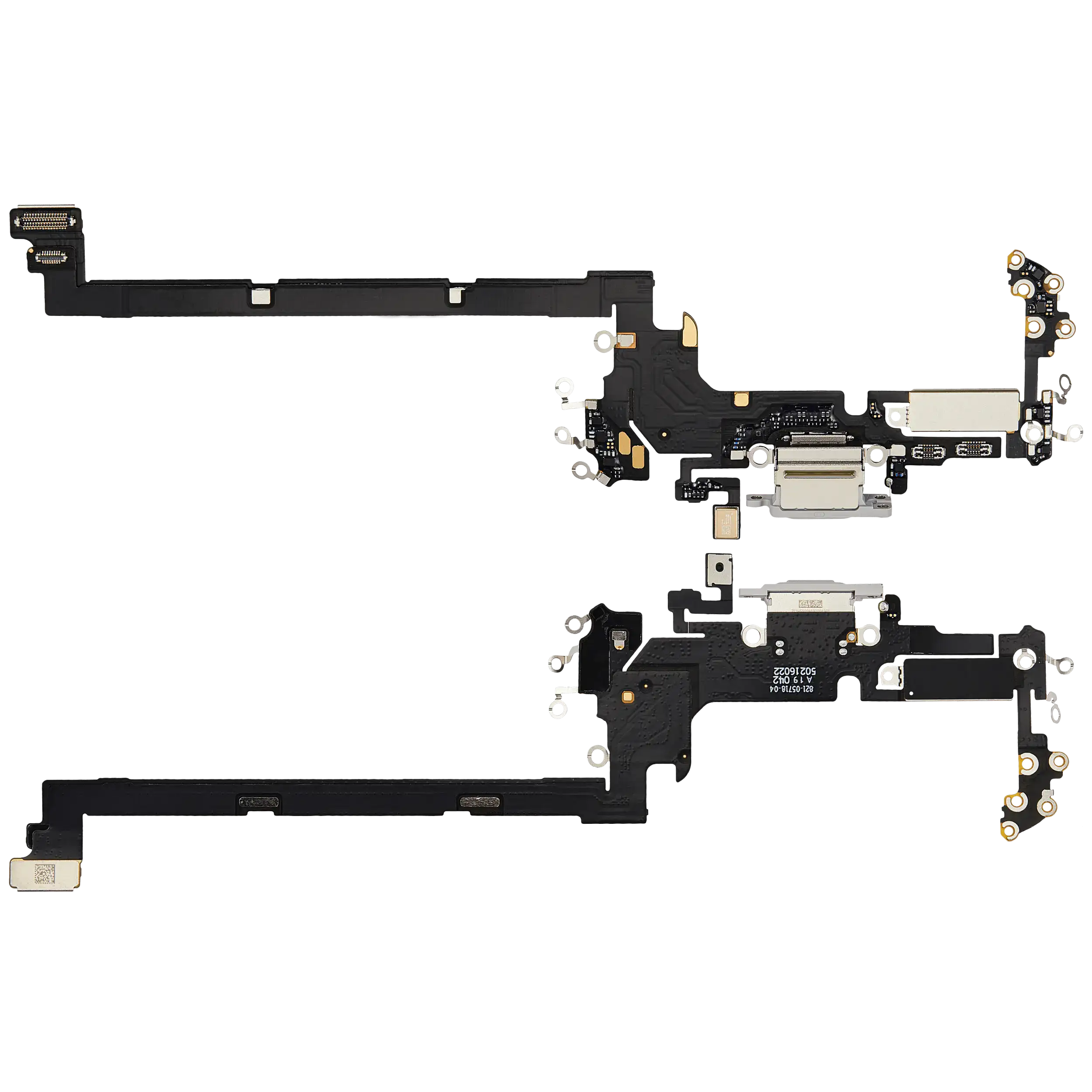 Ladebuchse Flexkabel für iPhone 17 Pro (ausgebautes Originalteil) (US-Version) (Silver (Silber)) – Bild 2