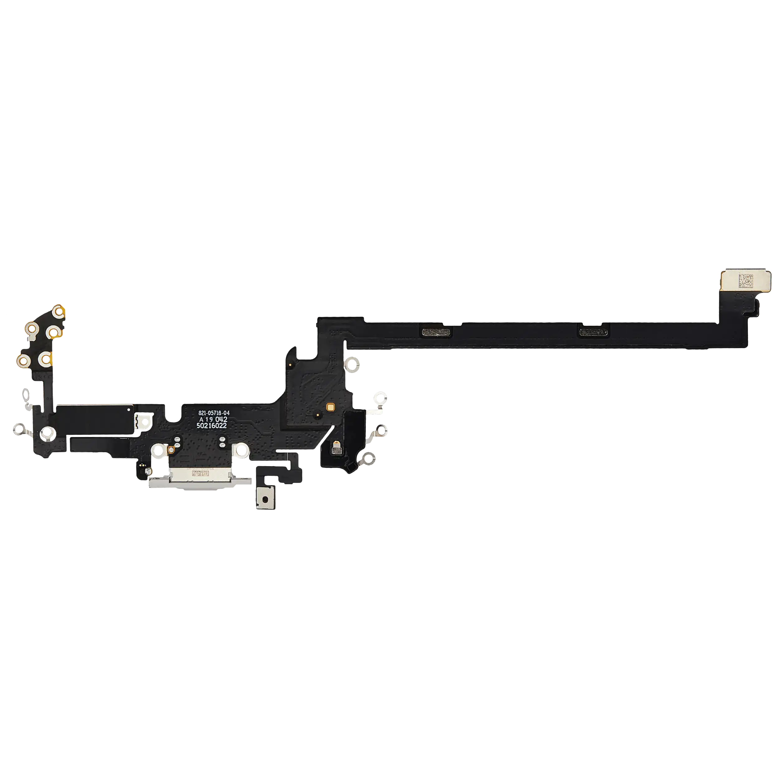 Ladebuchse Flexkabel für iPhone 17 Pro (ausgebautes Originalteil) (US-Version) (Silver (Silber)) – Bild 3