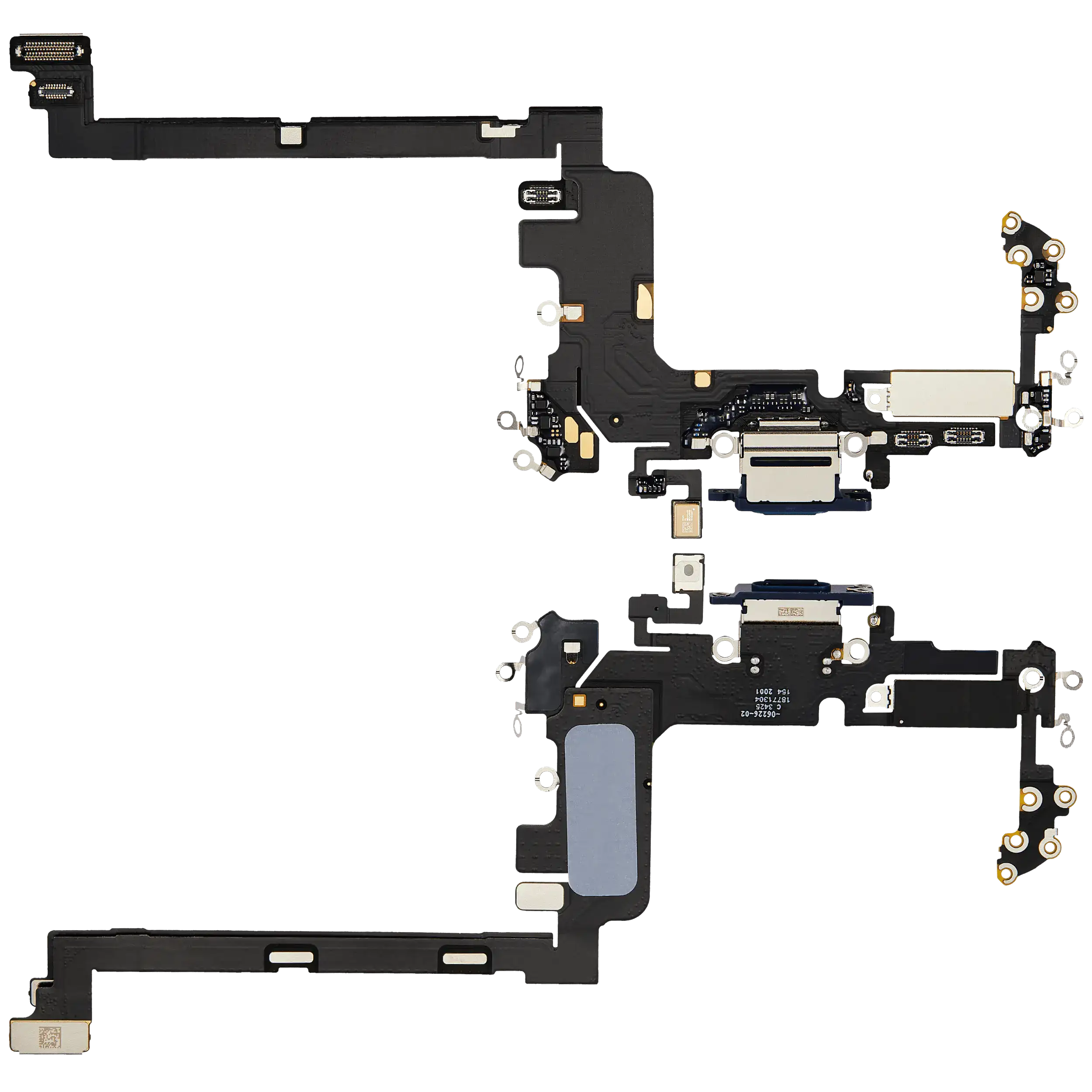 Ladebuchse Flexkabel für iPhone 17 Pro (ausgebautes Originalteil) (International Version) (Deep Blue) – Bild 2