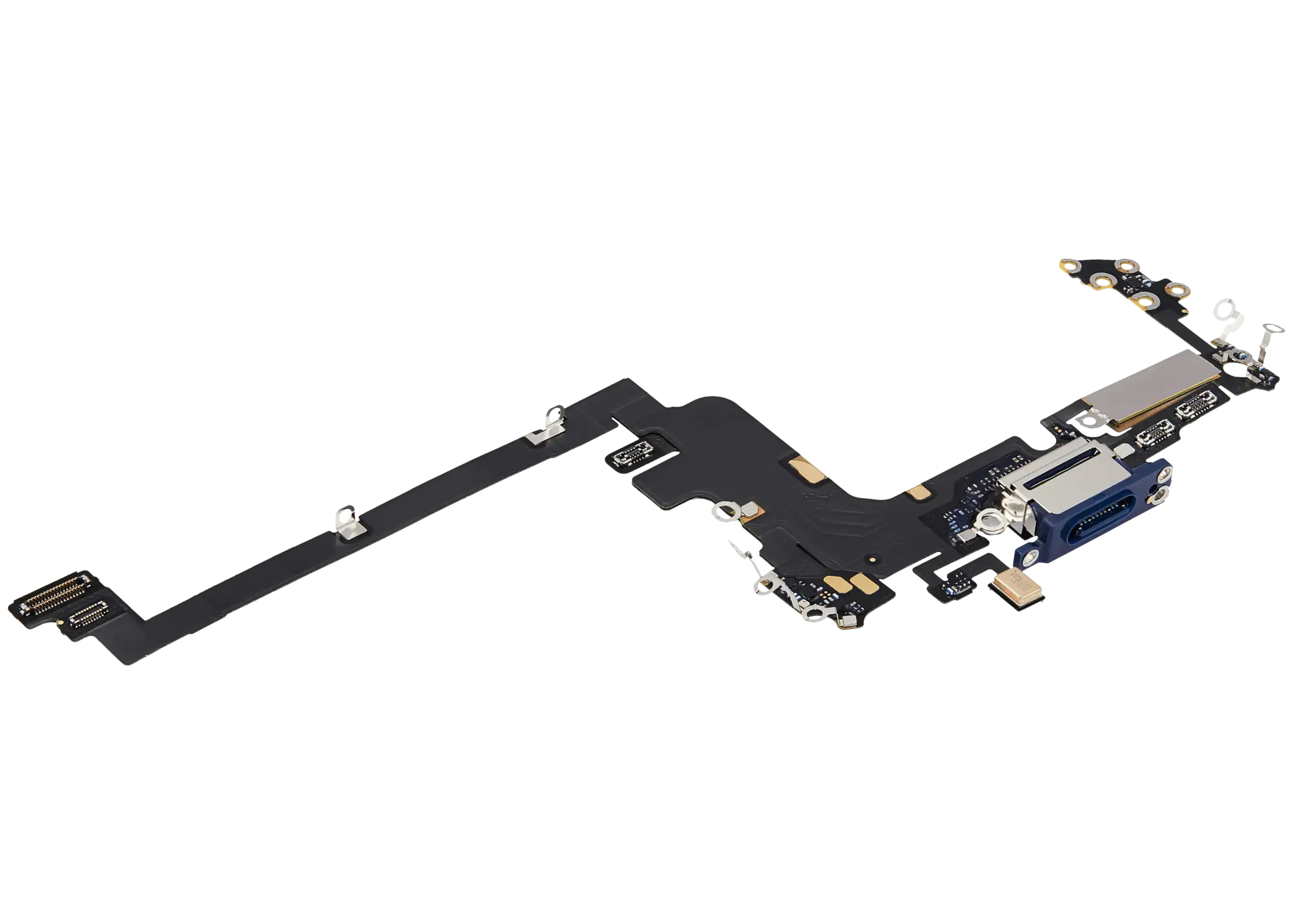 Ladebuchse Flexkabel für iPhone 17 Pro (ausgebautes Originalteil) (International Version) (Deep Blue) – Bild 4