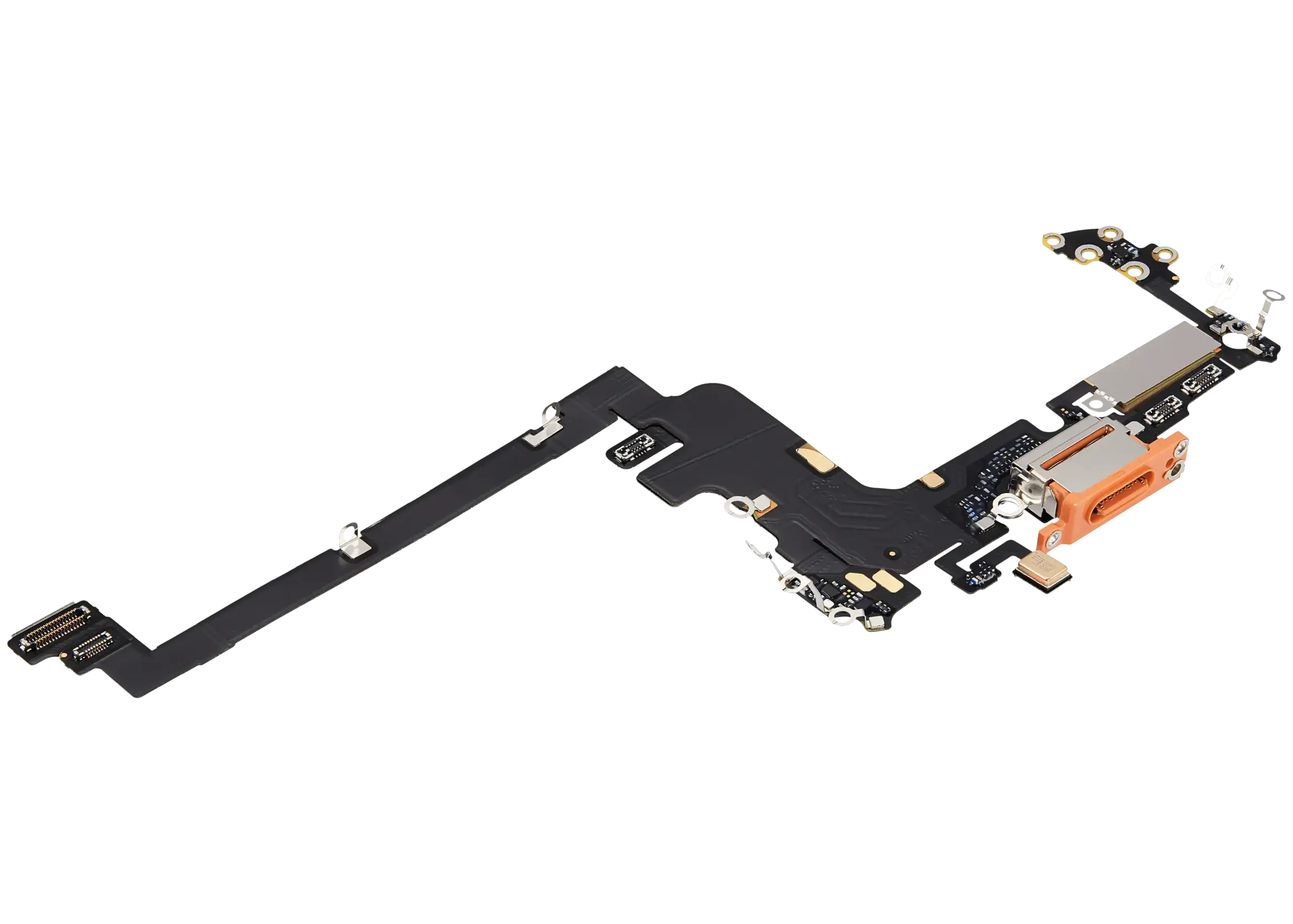Ladebuchse Flexkabel für iPhone 17 Pro (ausgebautes Originalteil) (International Version) (Cosmic Orange) – Bild 4