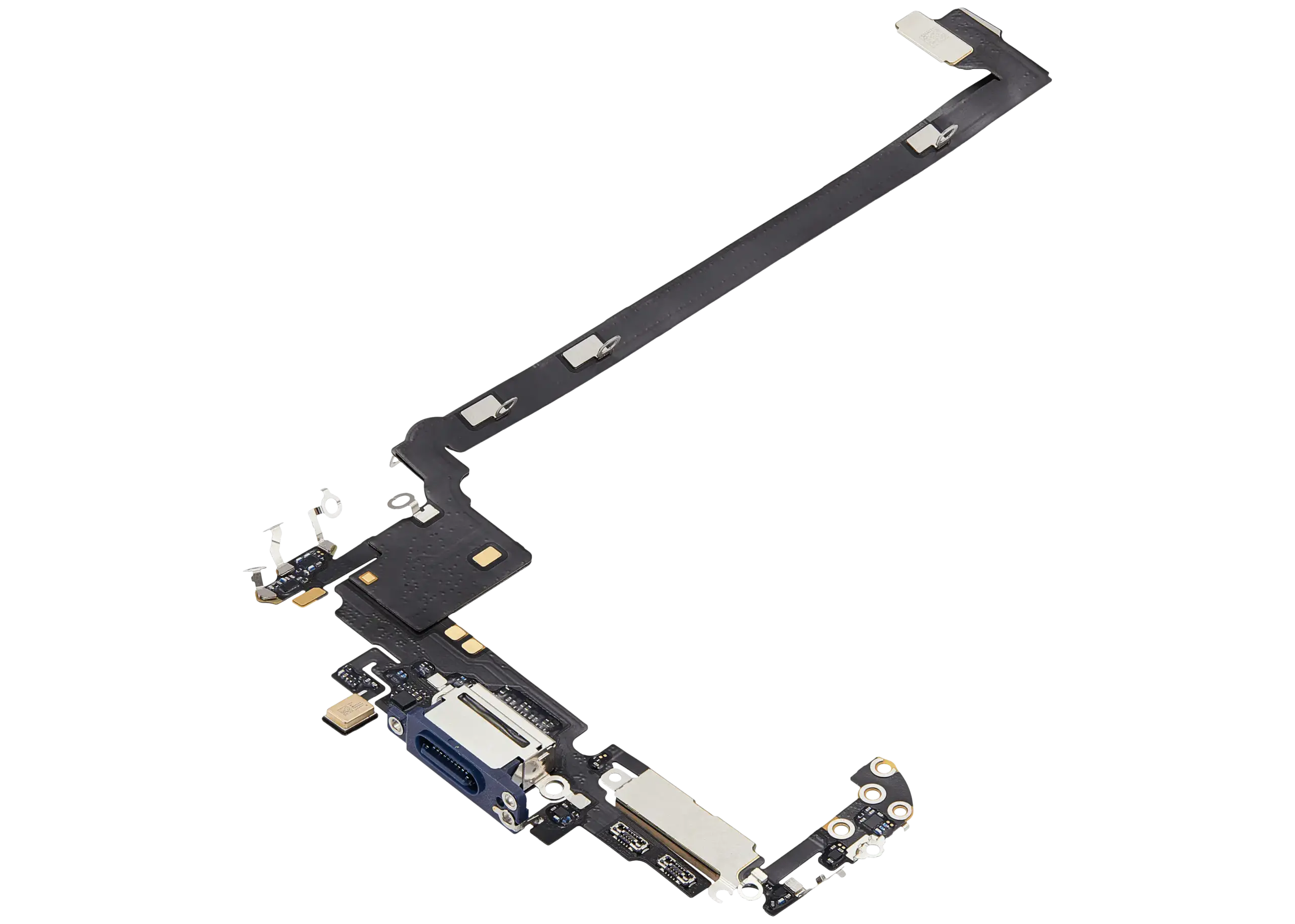 Ladebuchse Flexkabel für iPhone 17 Pro Max (ausgebautes Originalteil) (US-Version) (Deep Blue) – Bild 4