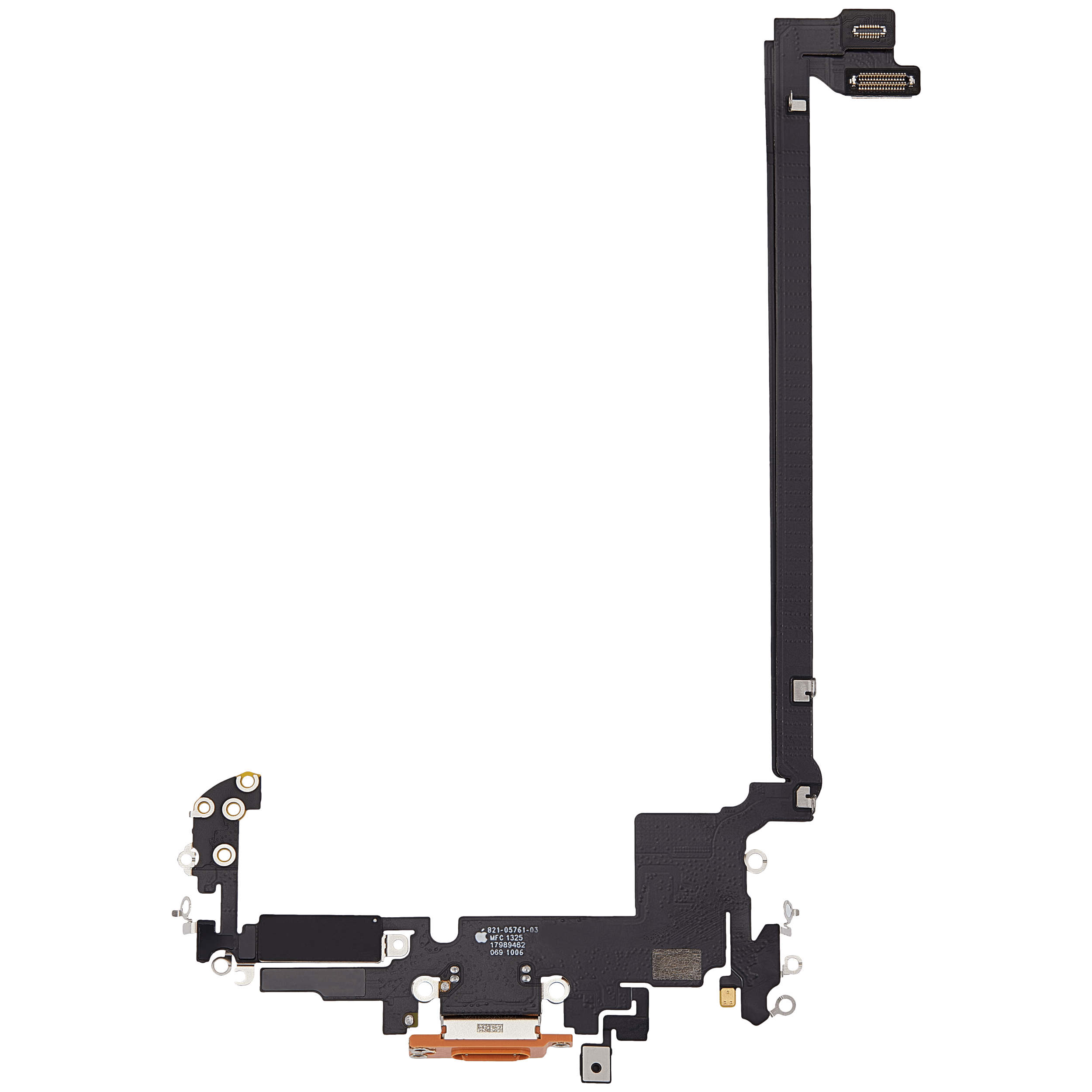 Ladebuchse Flexkabel für iPhone 17 Pro Max (ausgebautes Originalteil) (US-Version) (Cosmic Orange) – Bild 3