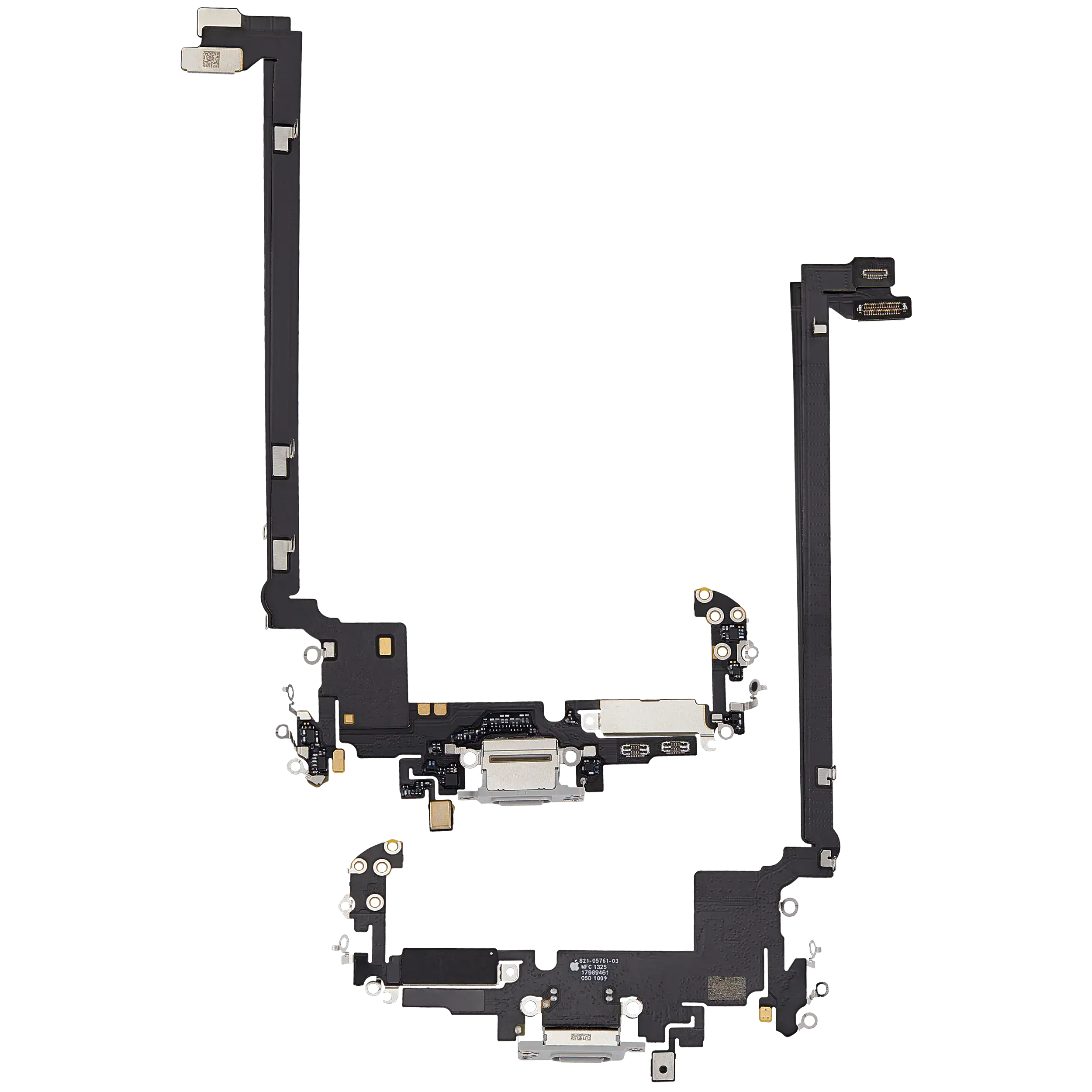 Ladebuchse Flexkabel für iPhone 17 Pro Max (ausgebautes Originalteil) (US-Version) (Silver (Silber)) – Bild 2