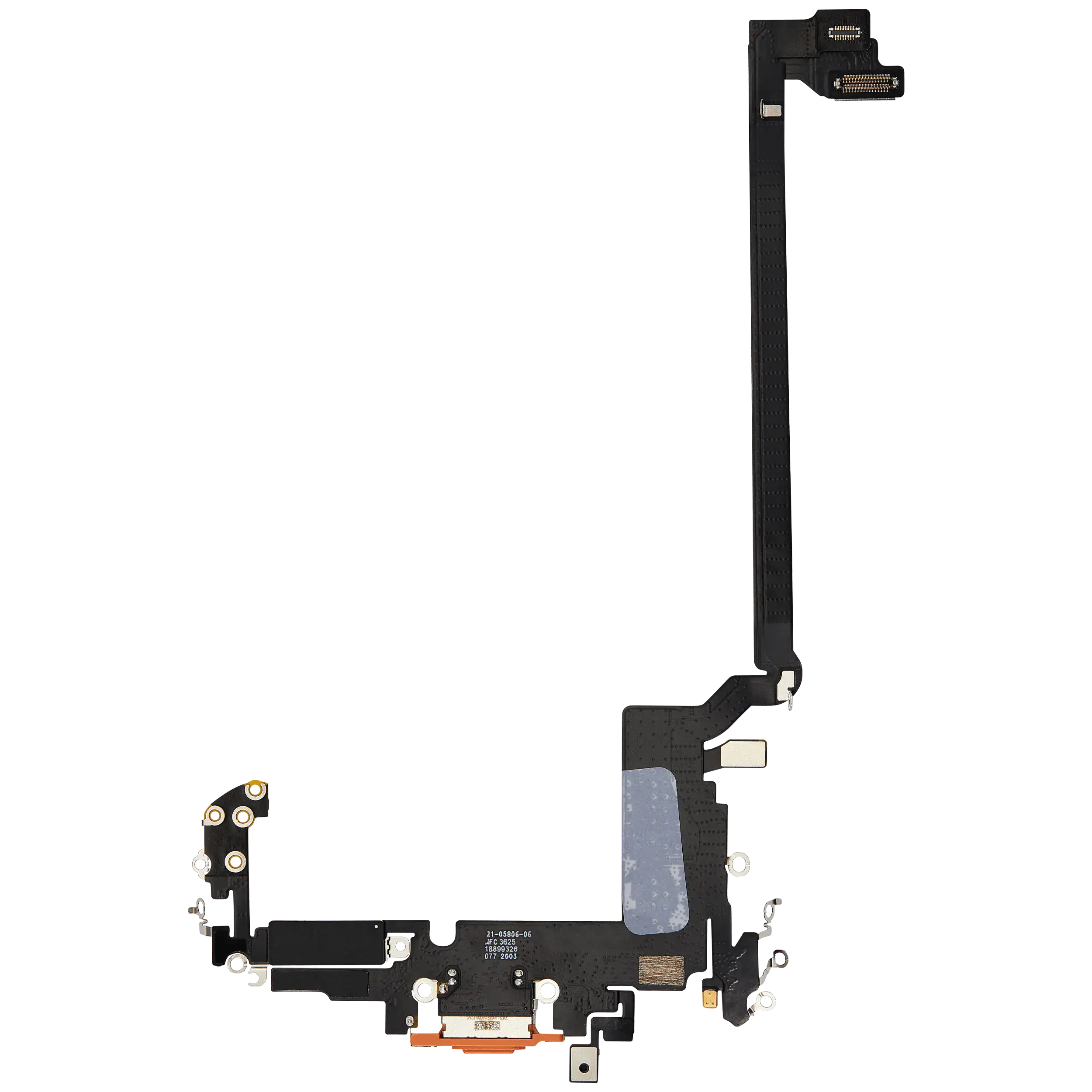 Ladebuchse Flexkabel für iPhone 17 Pro Max (ausgebautes Originalteil) (International Version) (Cosmic Orange) – Bild 3