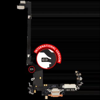 Ladebuchse Flexkabel für iPhone 17 Pro Max (ausgebautes Originalteil) (International Version) (Cosmic Orange)