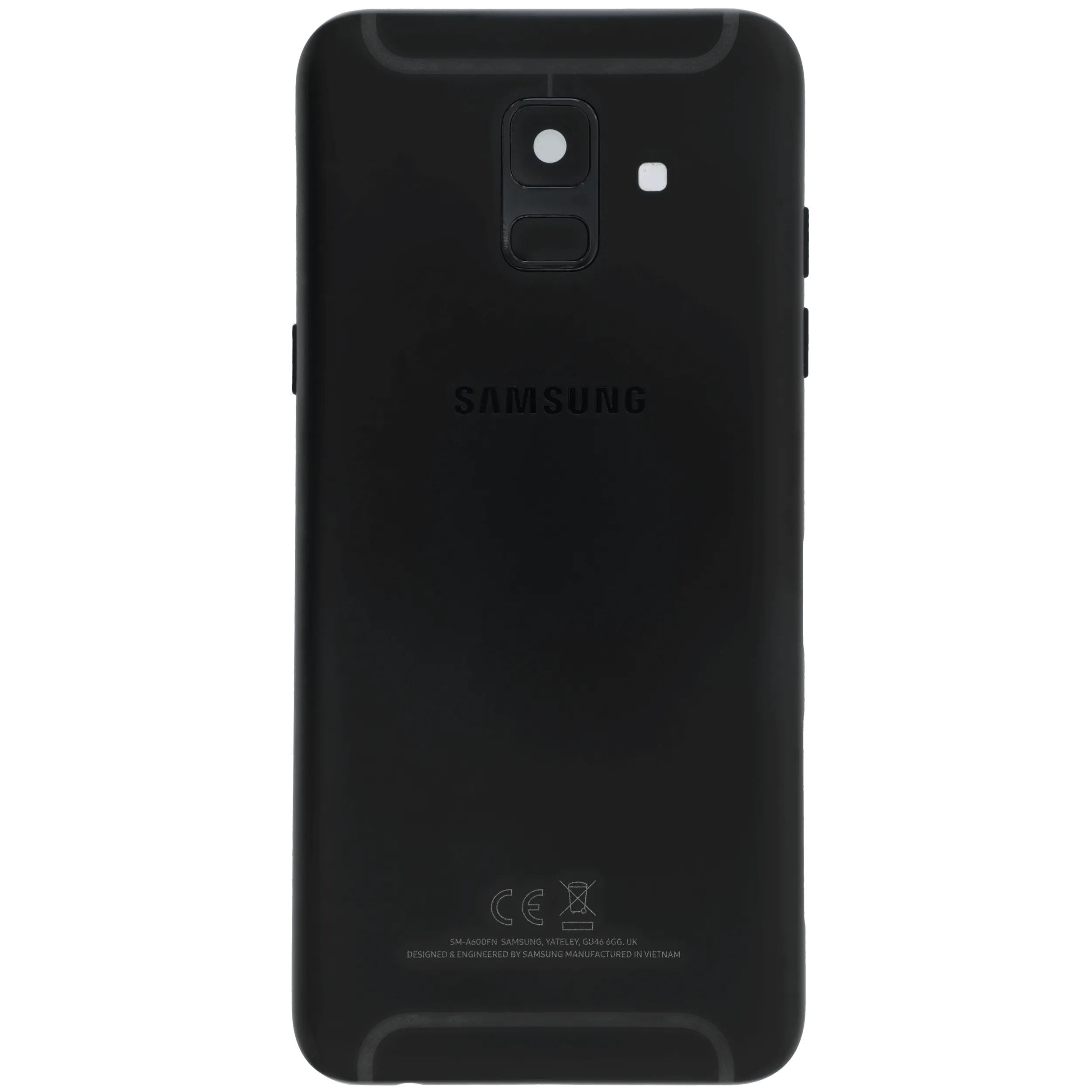 Rückdeckel für Samsung Galaxy A6 (A600 / 2018) (Service Pack) (Black (Schwarz)) – Bild 3