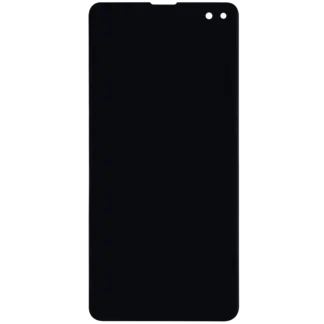 OLED Display ohne Rahmen für Samsung Galaxy S10 Plus (Service Pack) (Prism Black)