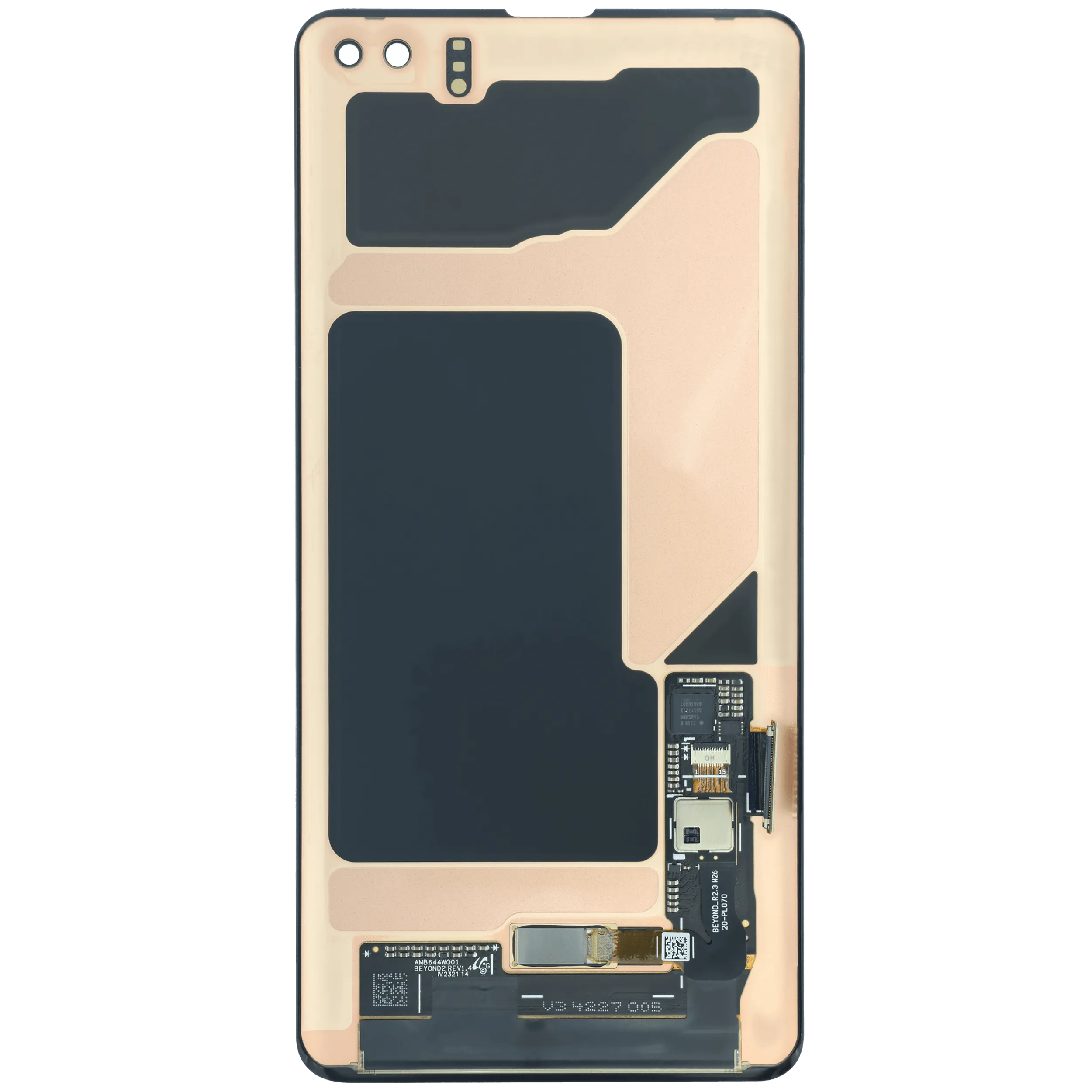 OLED Display ohne Rahmen für Samsung Galaxy S10 Plus (Service Pack) (Prism Black) – Bild 3