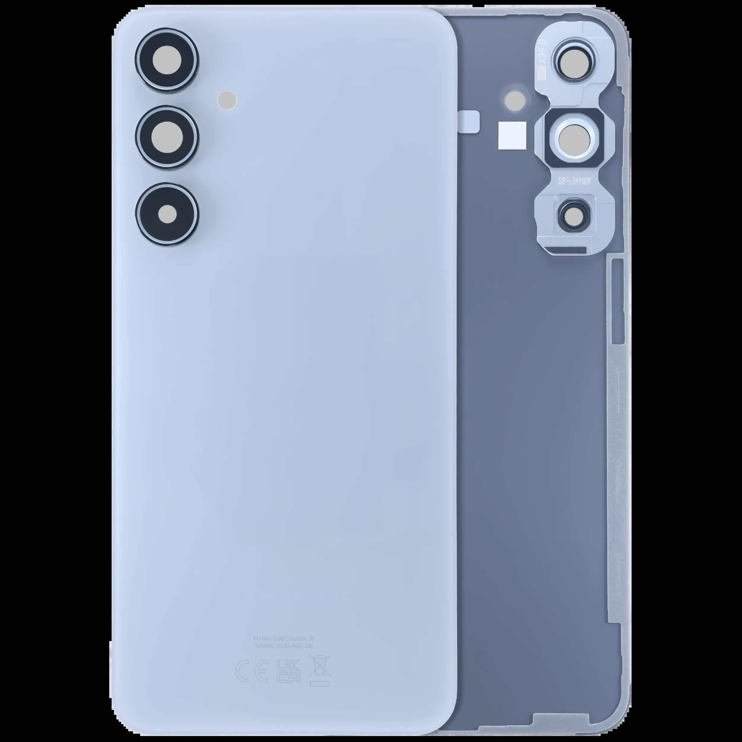 Rückdeckelglas für Samsung Galaxy A35 5G (A356 / 2024) (Service Pack) (Iceblue)