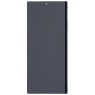 OLED Display mit Rahmen für Samsung Galaxy Note 20 Ultra 5G (Aftermarket Plus) (120Hz) (Mystic White)