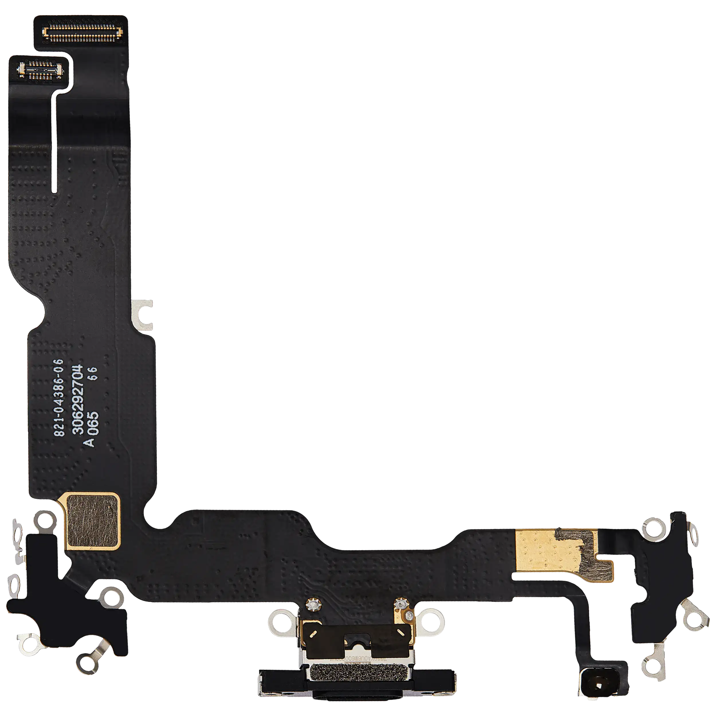 Ladebuchse Flexkabel für iPhone 15 Plus (ausgebautes Originalteil) (Black (Schwarz)) – Bild 3