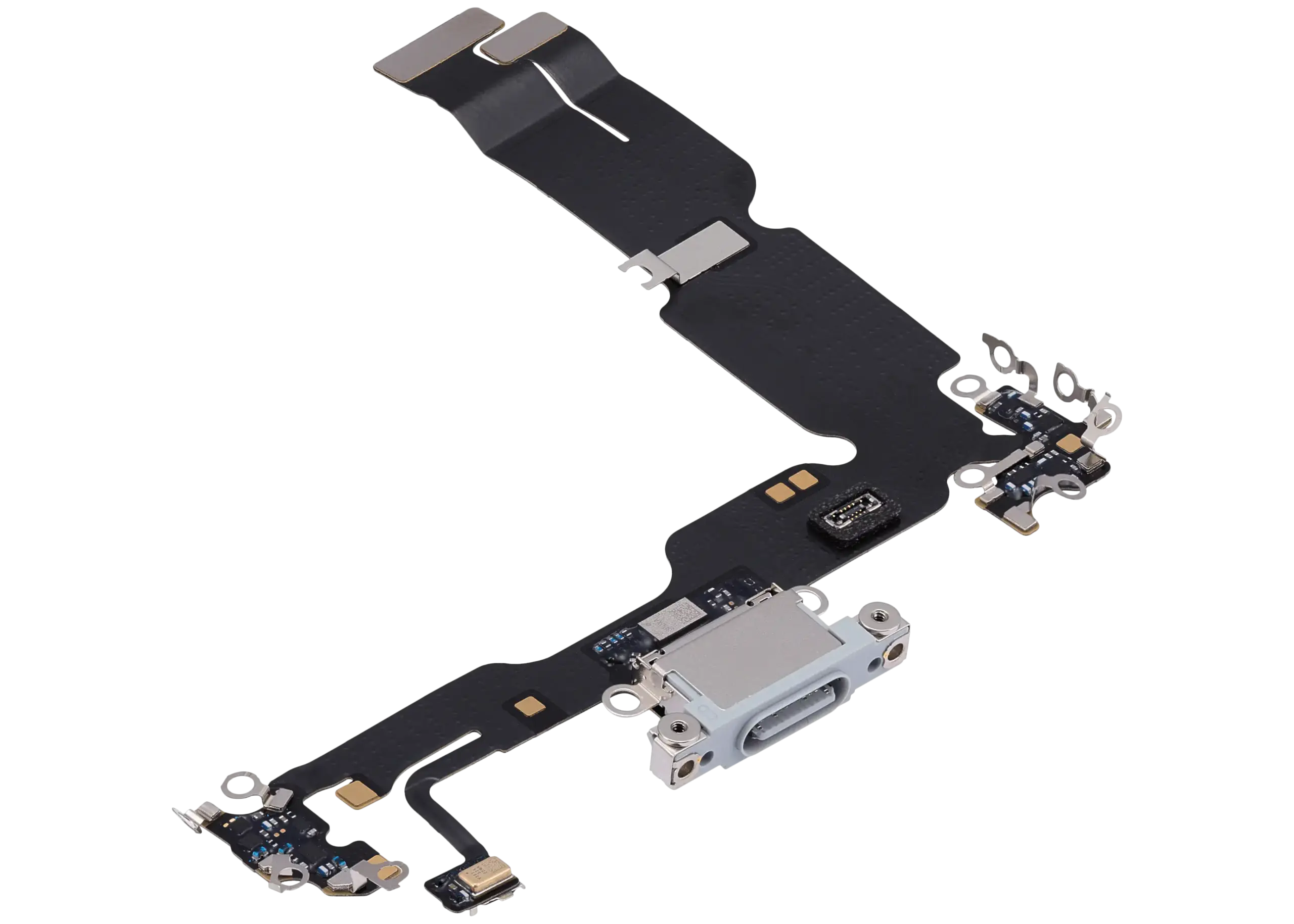 Ladebuchse Flexkabel für iPhone 15 Plus (ausgebautes Originalteil) (Blue (Blau)) – Bild 4