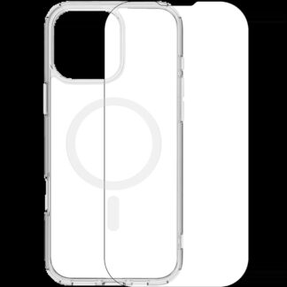 Skech Hülle mit MagSafe mit Display Protector und für iPhone 16 Pro Max (Clear (Transparent))