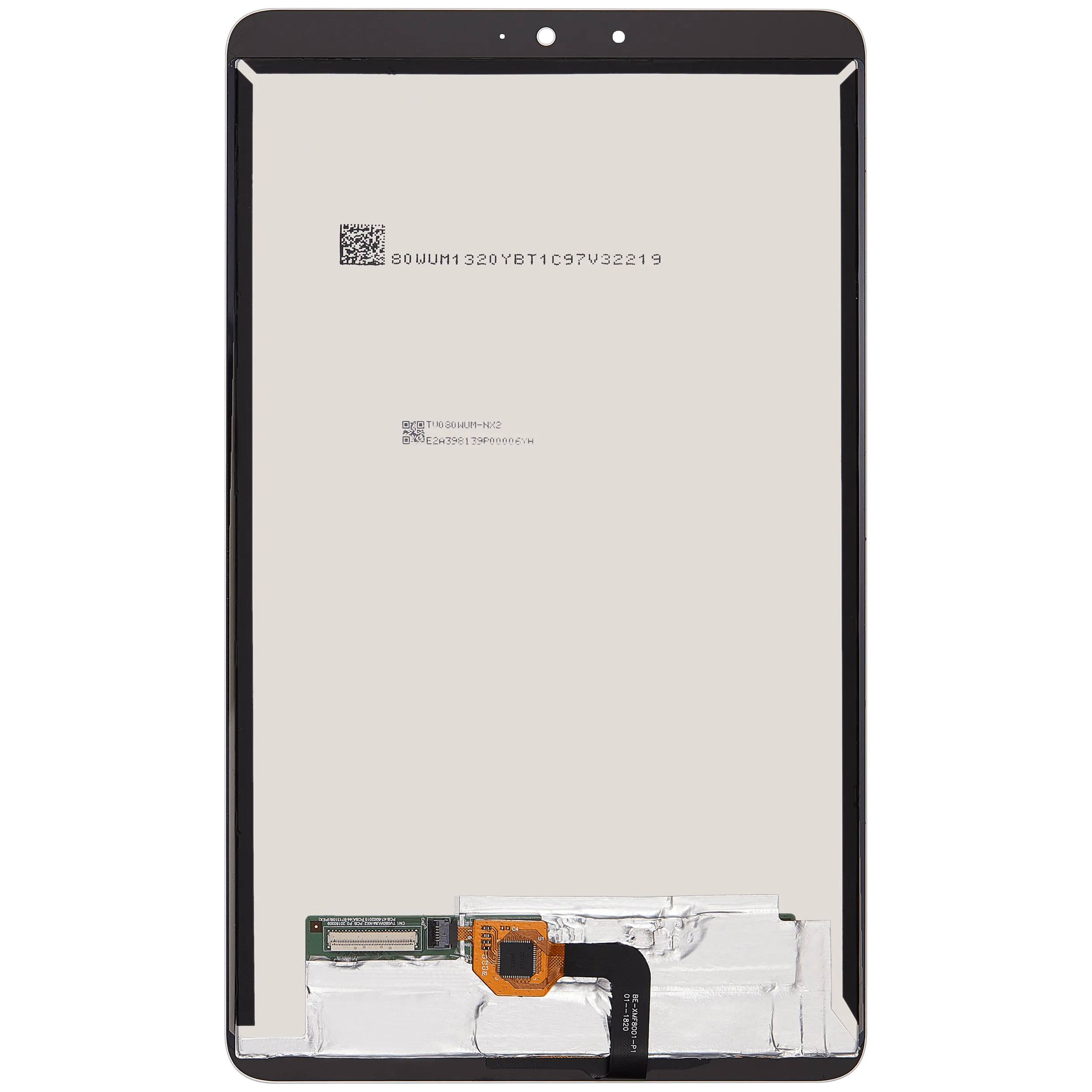 LCD Display ohne Rahmen für Xiaomi Mi Pad 4 8'' (professionell aufgearbeitet) (White (Weiß)) – Bild 3