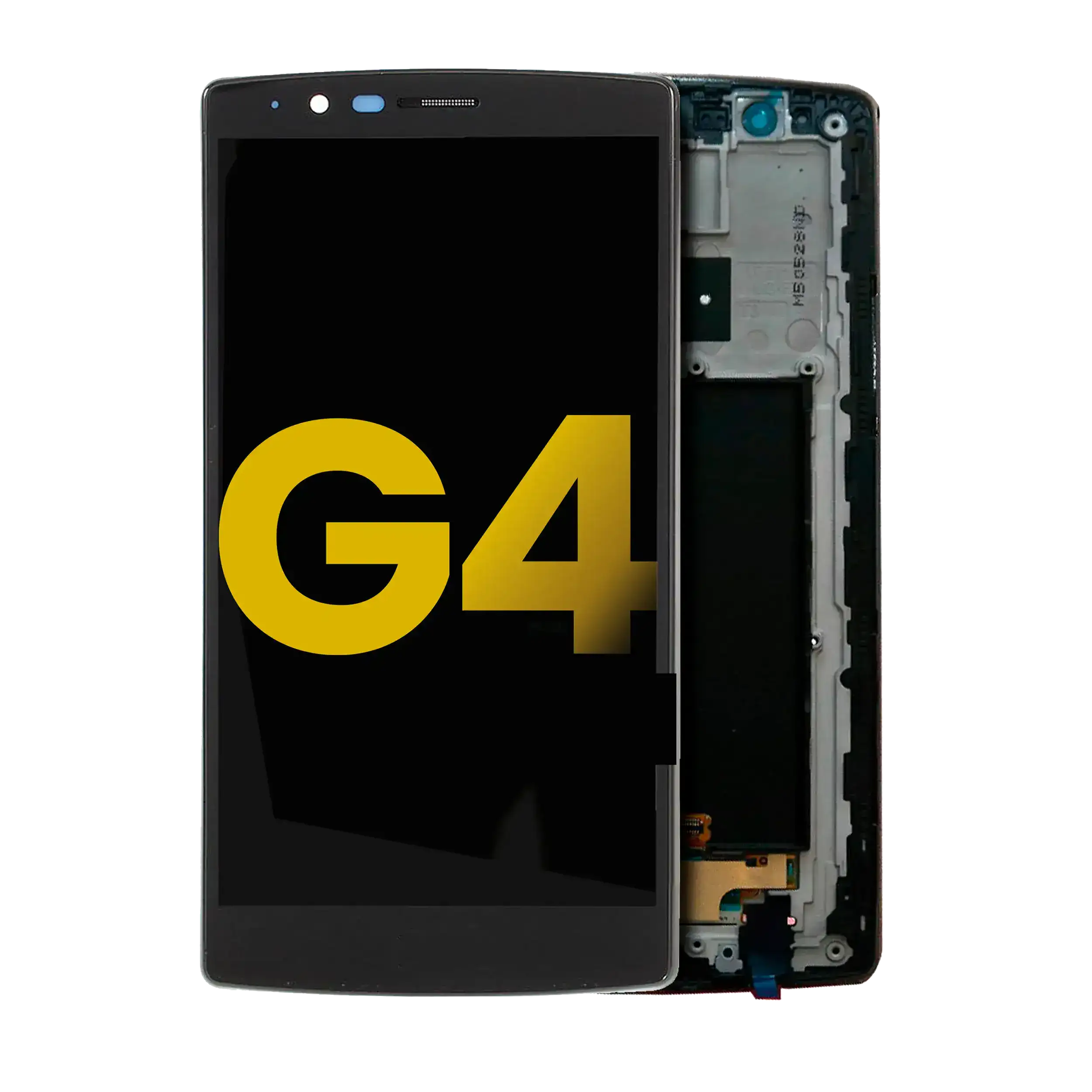LCD Display mit Rahmen für LG G6 (professionell aufgearbeitet) (Platinum) – Bild 2